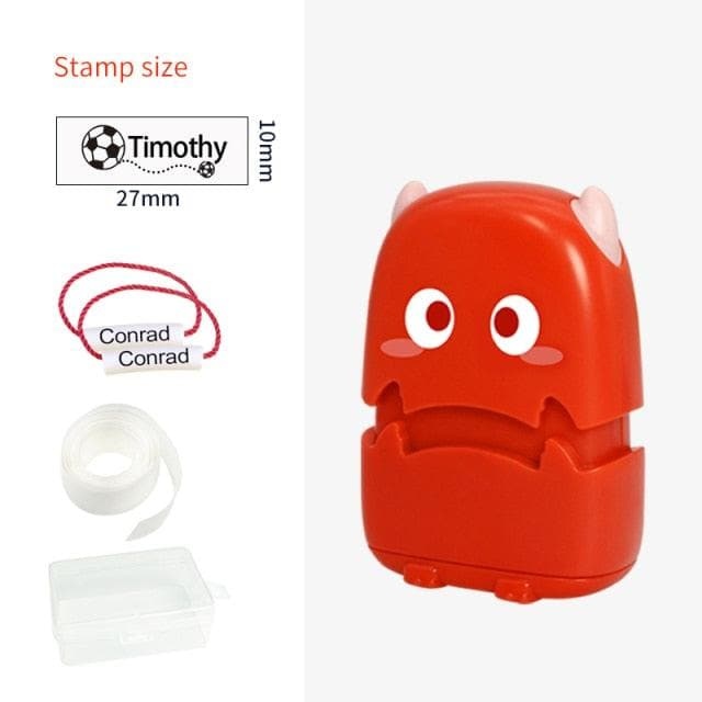 Custom-Made Baby Name Stamp DIY For Children Name Seal Student Clothes Chapter Not Easy To Fade Security Name Stamp Sticker-88900-图片alt01