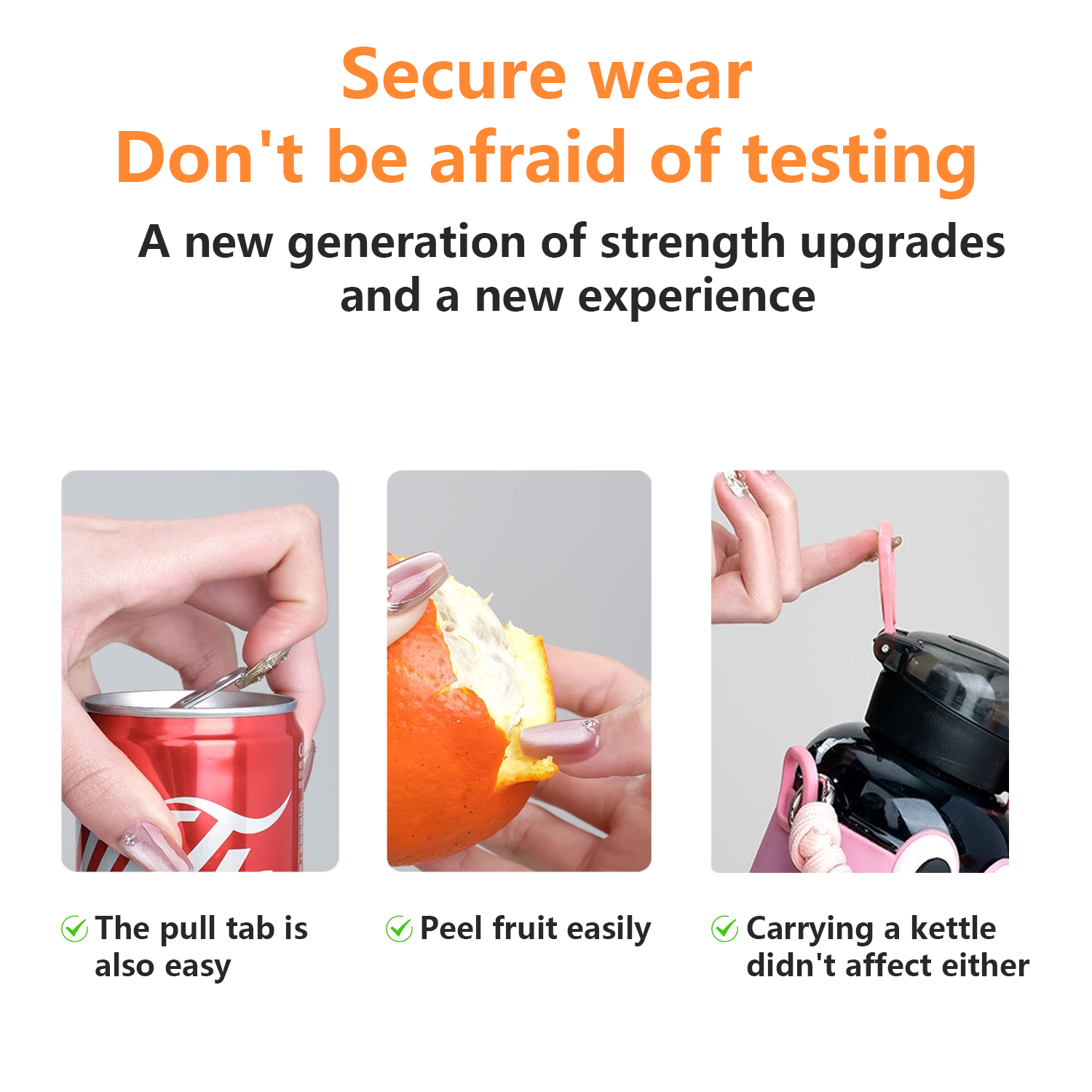 2Pcs*20g Solid Nail Glue Gel, Tipex Soft Nail Tips Glue Super Strong for Acrylic Nails Extension Fake Nails Press On Nails,U V Light Required