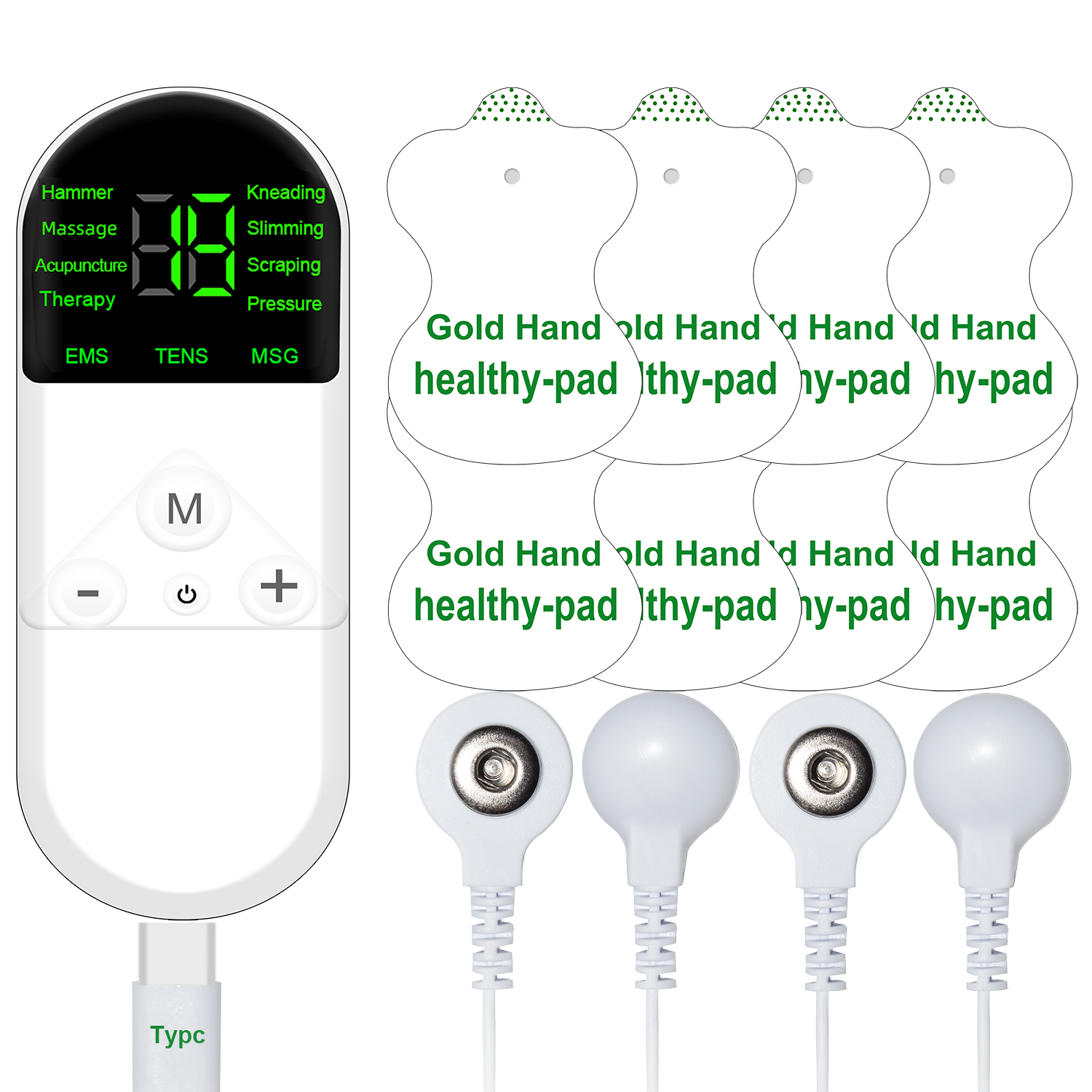 TENS Unit with Accessories - Muscle Stimulator Machine for Back Pain Relief, Sciatica, Neck, Nerve, Shoulder, Hip, Elbow, Muscle Pain Relief