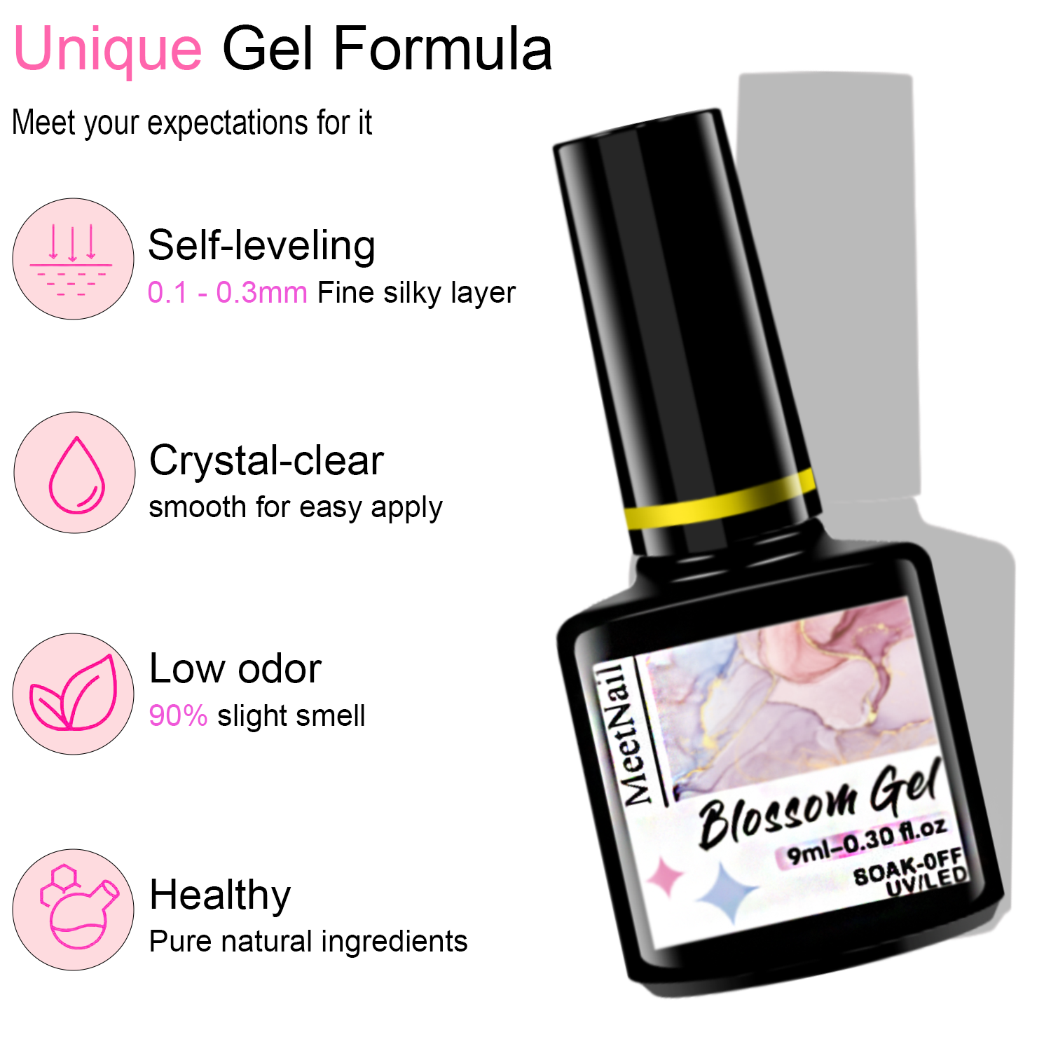  Blooming Gel, Blooming Gel Nail Polish Clear Uv Led Blossom for Spreading Effect Marble Natural Stone Watercolor Floral Print Soak off Diy Christmas Nail Art Design Manicure Gifts for Women