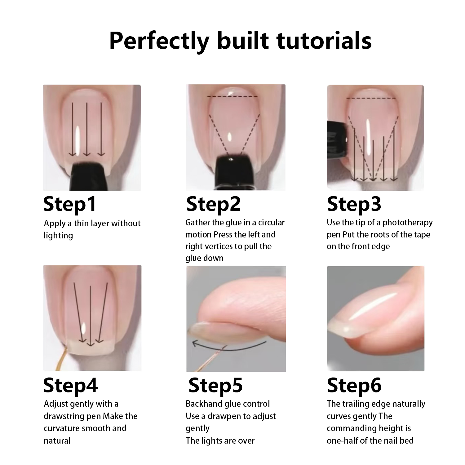 Hard Gel, LED/UV Builder Gel - Clear, Strong Acrylic Finish, Perfect for Nail Extensions and Overlays, Professional Quality, 2 oz, 1-pack