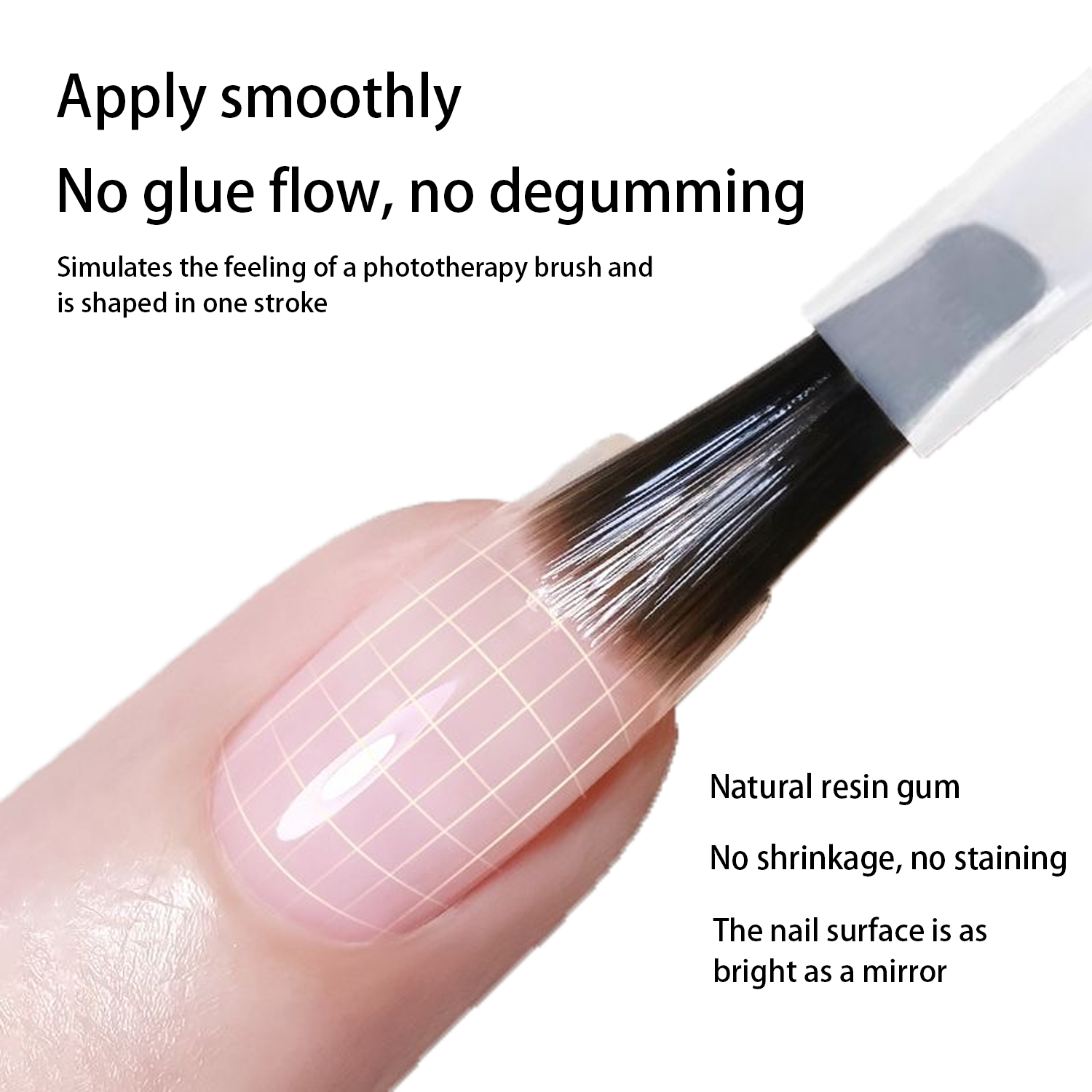 Hard Gel, LED/UV Builder Gel - Clear, Strong Acrylic Finish, Perfect for Nail Extensions and Overlays, Professional Quality, 2 oz, 1-pack