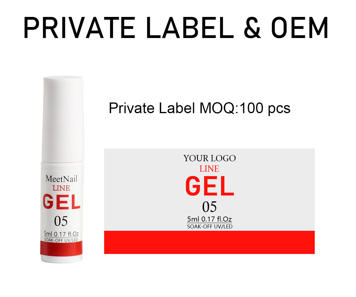 12 color nail drawing adhesive set