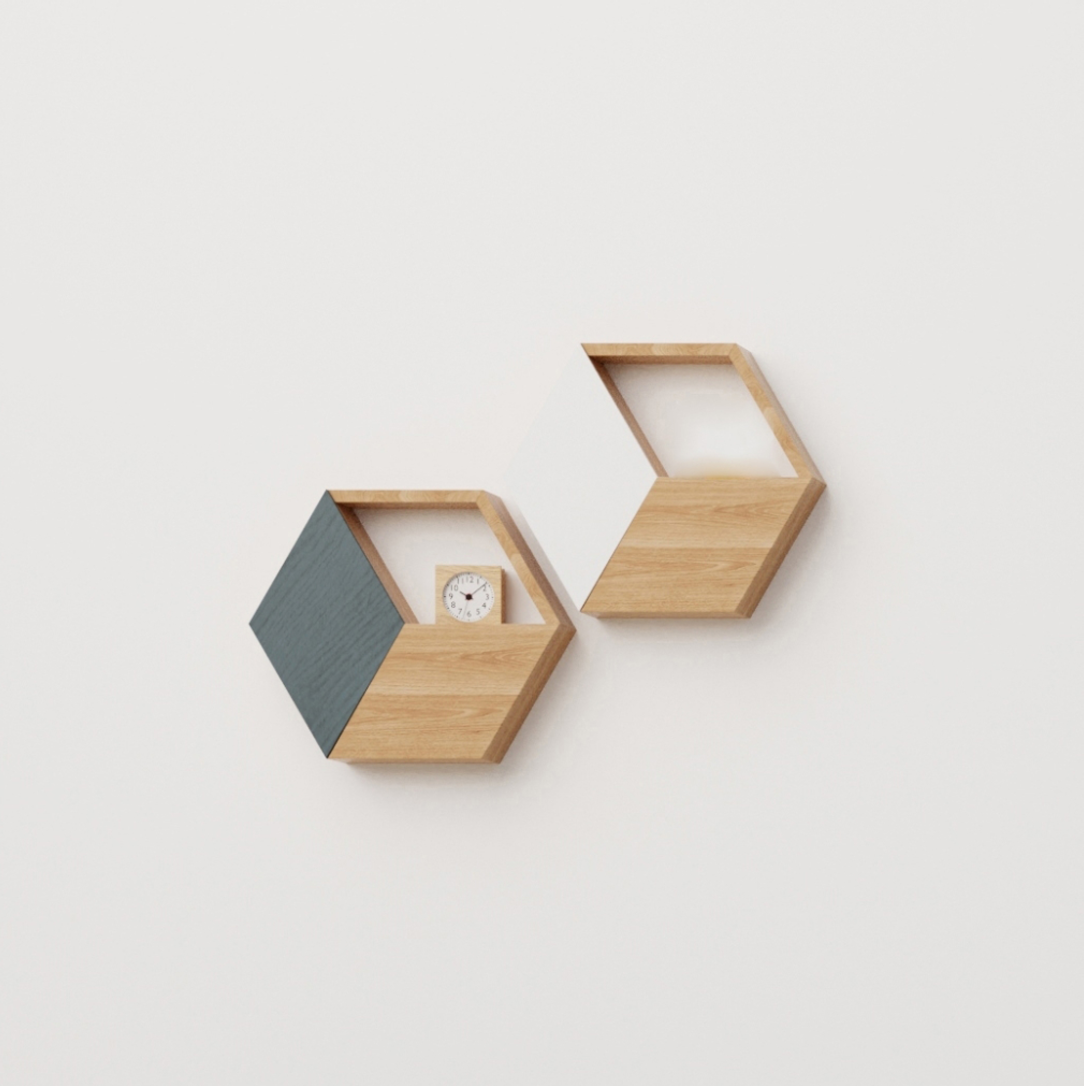 2 Piece Wood Shelf (Set of 2)