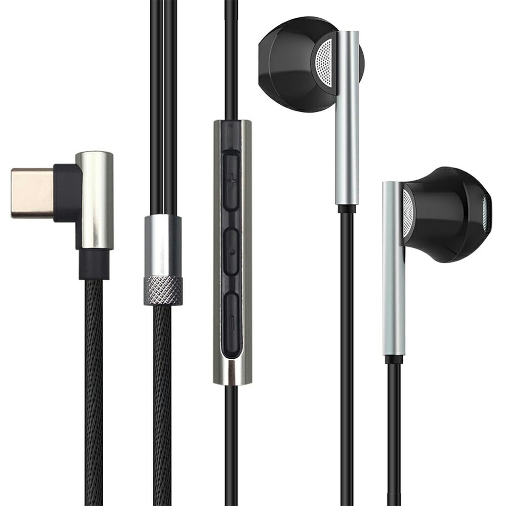 okcsc T32 有線イヤホン 3.5mm マイク付き  Tepyc  3.5mm+Tepyc 2in1　Android/IOSに適用 通話可能 TPE素材  PCイヤホン ケーブル長さ1.2Ｍ 音量調整