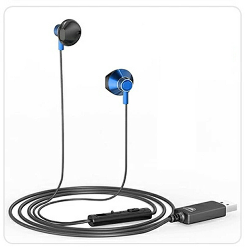 okcsc パソコン イヤホン PC用 イヤホン マイク付き ヘッドセット usb パソコン専用イヤホーン  zoom 用 イヤホン マイク ステレオ イヤホン ノートパソコン ヘッドフォン 1.2m、2.0m WEB会議  通話可能 音量調整  USB接続 ノートパソコン イヤホン