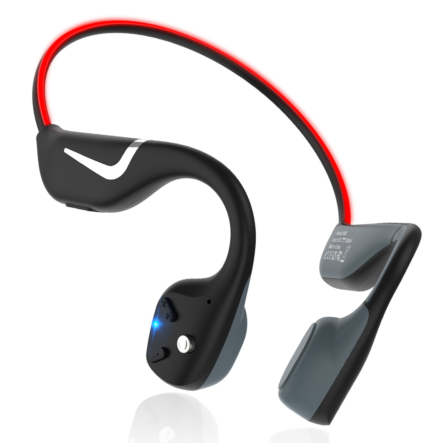 okcsc dv68-pro 骨伝導イヤホン ワイヤレスヘッドホン 耳を塞がない 防水  Bluetooth5.3 急速充電対応 スポーツイヤホン  ープンイヤー   軽量