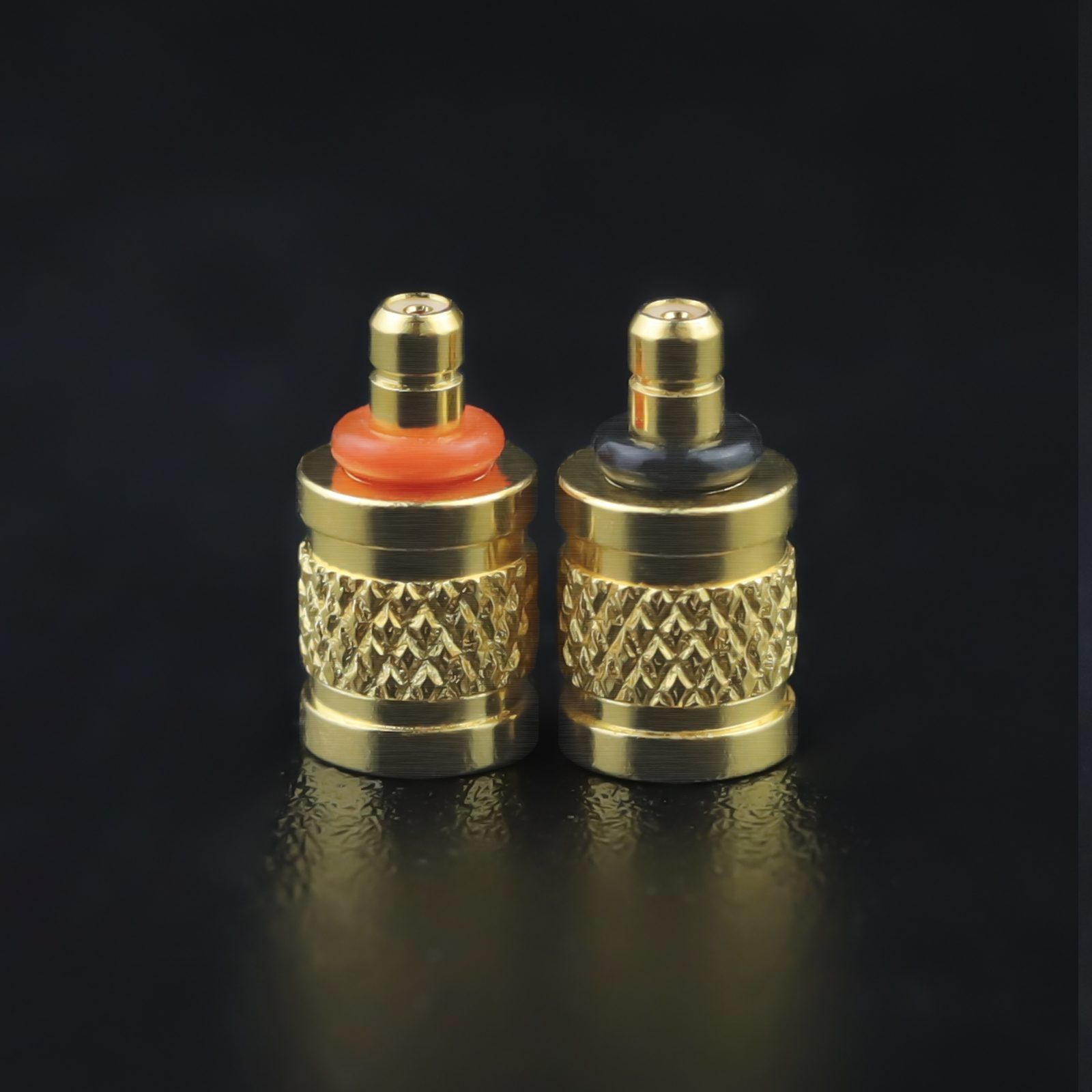 okcsc mmcx (リケーブル側) to IPX (イヤホン側) 金属アダプター 金属コネクター 千住銀入り錫はんだ 金メッキプラグ 統合成形技術 音質劣化なし簡潔 精緻 線材テスト作業用 ミニタイプ