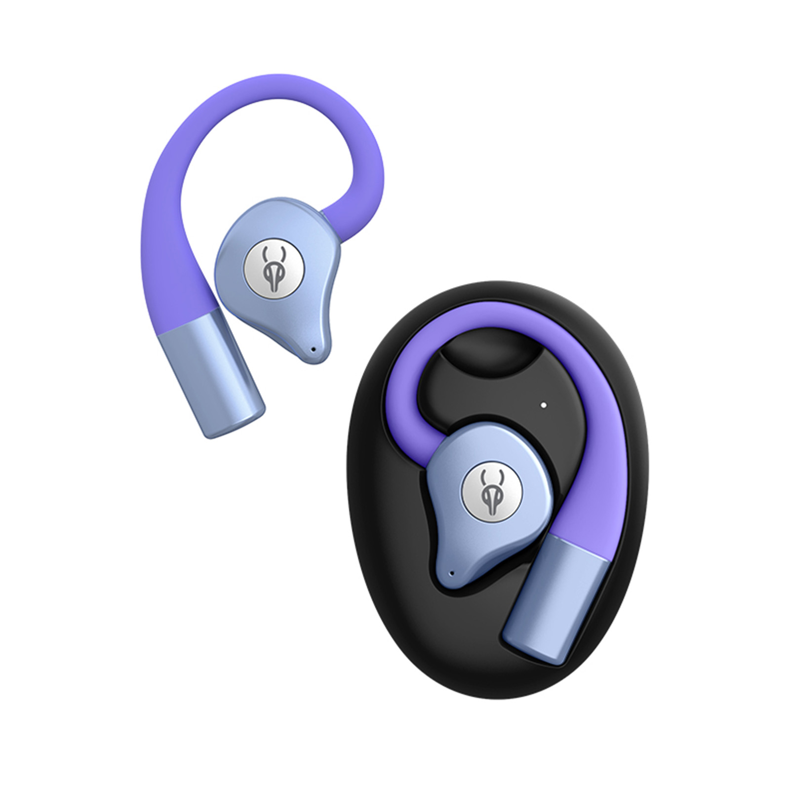 オープンイヤー ワイヤレスイヤホン Bluetooth5.4 耳を塞がない 8.6g超軽量 最大18時間再生 ハンズフリー通話 ノイズキャンセリング 音漏れ防止 防水 耳かたち工学設計 スポーツイヤホン 落ちない 耳掛け マイク付き Hi-Fi音質