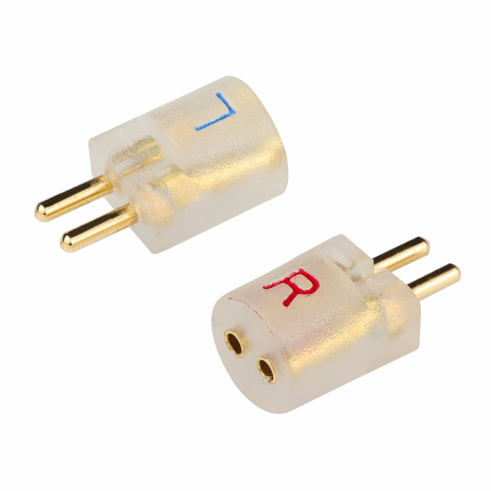 OKCSC  0.78 2PIN(イヤホン側)to 0.75 2PIN(リケーブル側)  アダプター コネクター 音質劣化なし簡潔 精緻 線材テスト作業用 ミニタイプ SHUOER  CONDUCTOR  SINGER BA10 AS10 ZS10..に対応