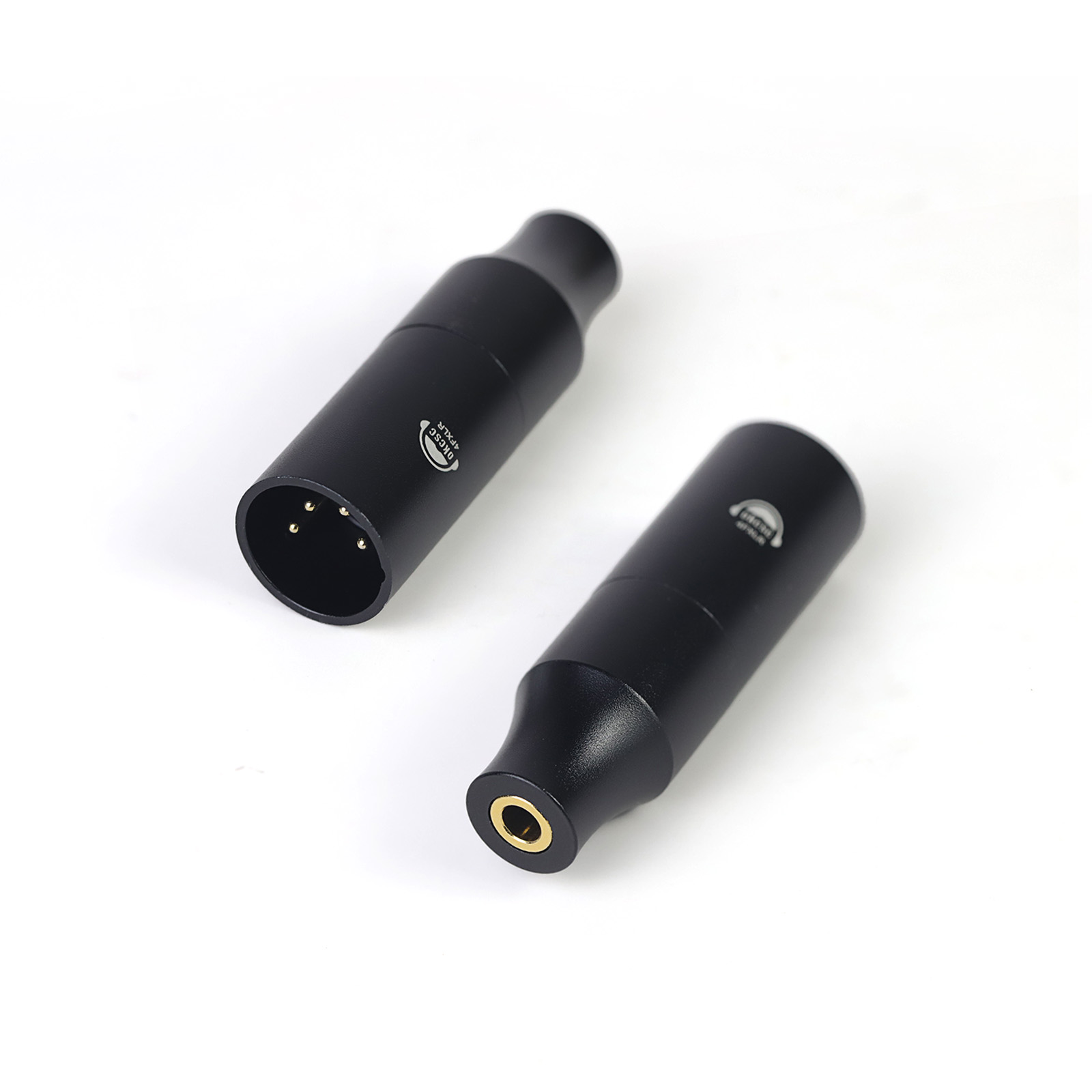 OKCSC XLR 4Pin(オス) to 4.4mm(メス)変換コネクター   高純度銅 24Kゴールドメッキ Sony IER-Z1R Sennheiser HDV 820 BeyerdynamicA20/Woo Audio WA22/HeadAmp GS-X..etc に対応