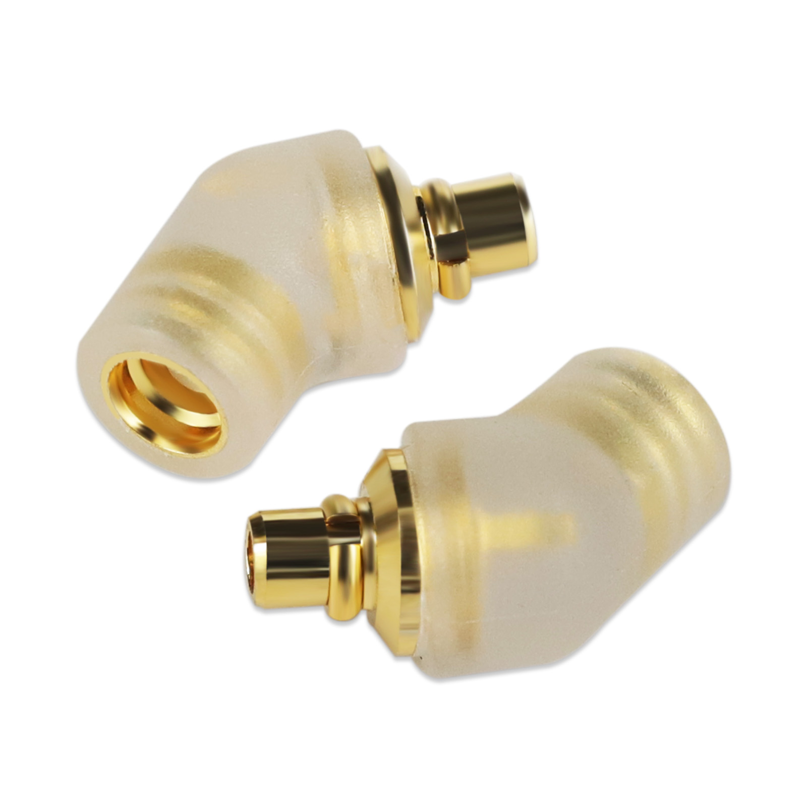 okcsc IE300 (オス) to MMCX(メス) アダプター コネクター 金メッキプラグ 統合成形技術 音質劣化なし簡潔 精緻 線材テスト作業用 ミニタイプSENNHEISER IE200/IE300/IE600/IE900 AKG N5005 N30 N40 Compatible MMCX:SE215 SE315 SE425 S535 SE86UM に対応