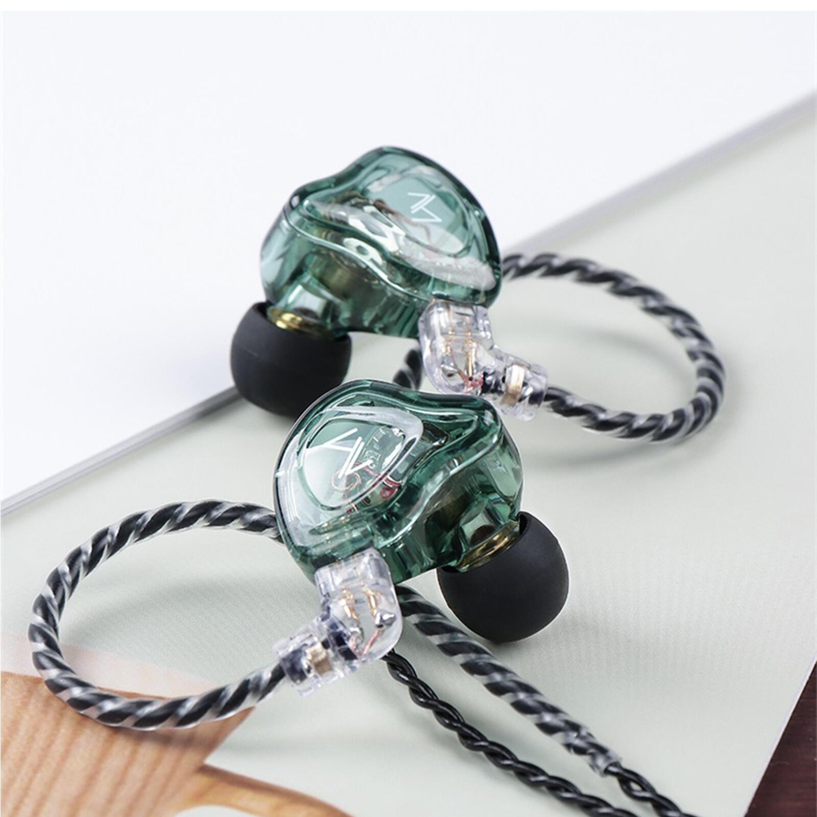 TRN TM1 イヤホン Hi-FI イヤホン ダイナミックドライバー インイヤーイヤホン マイク付き ダイナミックドライバー2Pin　3.5mm 金メッキ コンタクト 1.25mケーブル 交換式プラグ 人間工学に基づく設計