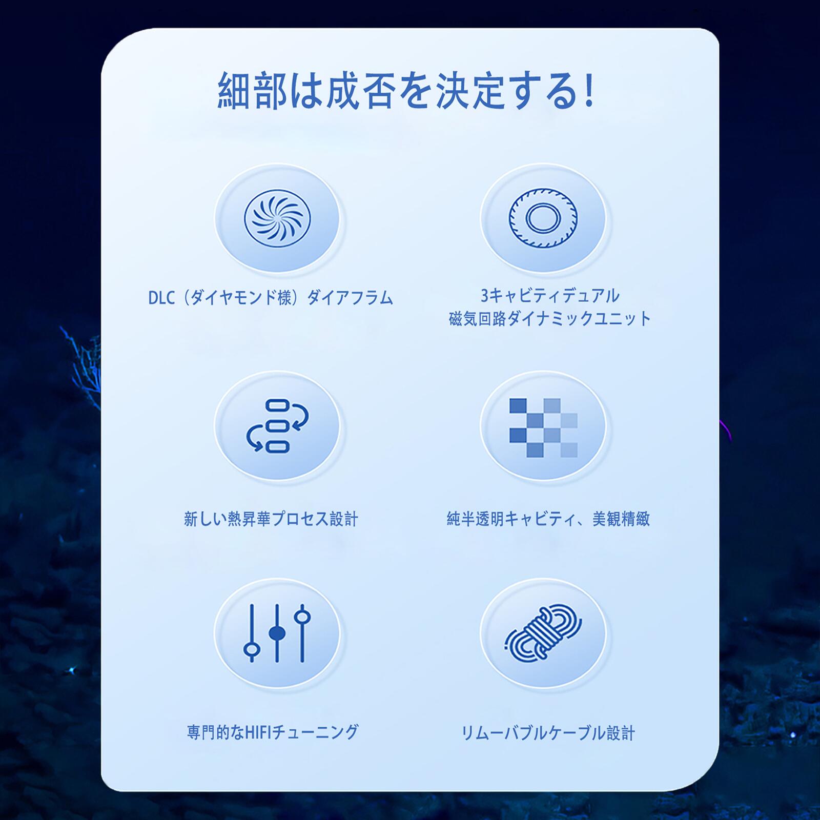 TRN Medusa ハイパフォーマンスHiFiダイナミックイヤホン   高遮音性  炭素振動膜  カナル型  人間工学に基づく設計  マイク付き 第二世代LCPダイナミックドライバ  三室構造デザイン   有線イヤホン 2.5/3.5/4.4mm　交換式プラグ