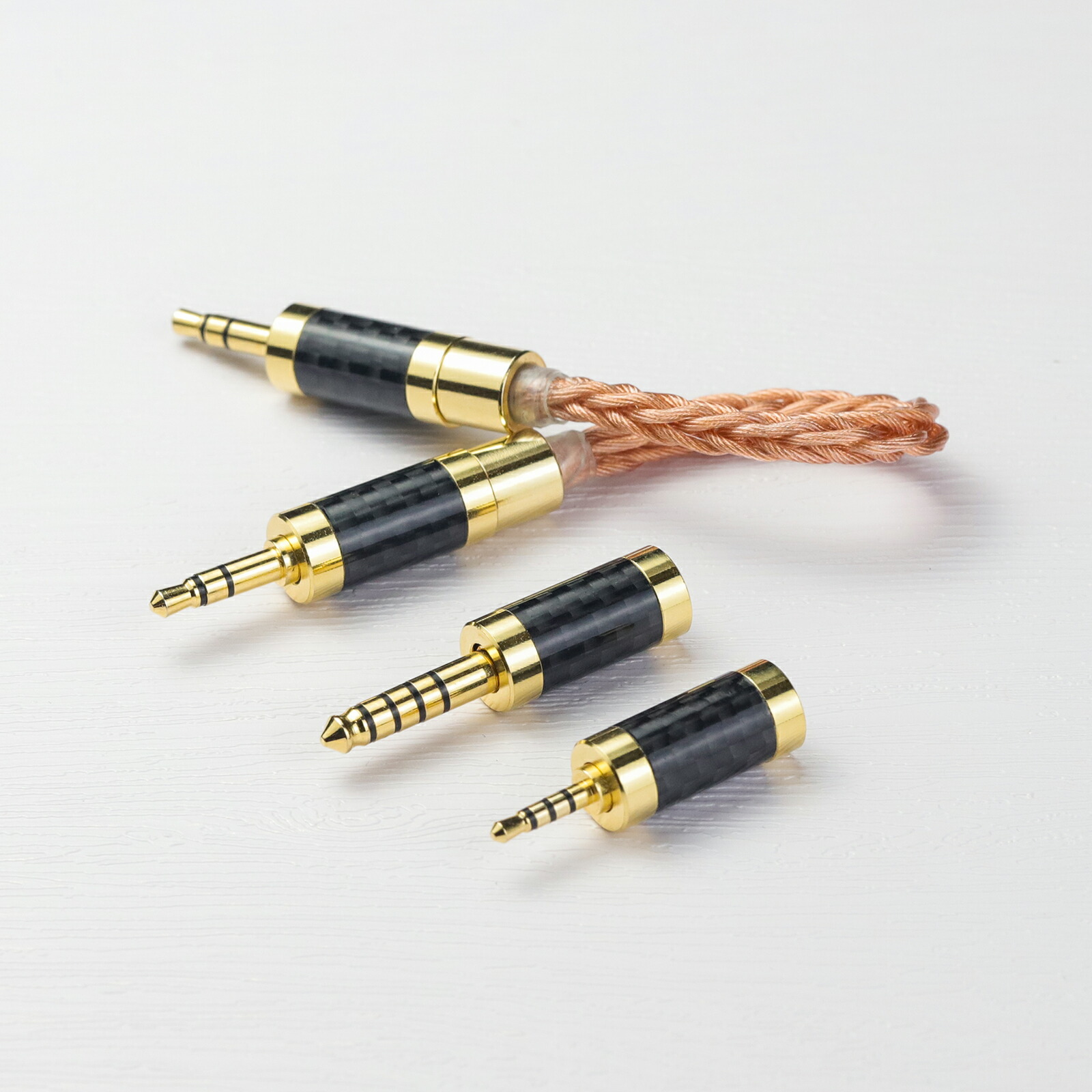 cooyin allin1 aux 万能 オーディオケーブル 変換ケーブル イヤホンジャック 変換 2.5mm 3.5mm 4.4mm（オス）- 2.5mm 3.5mm 4.4mm（オス） 8芯 OFC 金メッキ イヤホン・ヘッドホン、アンプ、オーディオプレーヤー等に適用