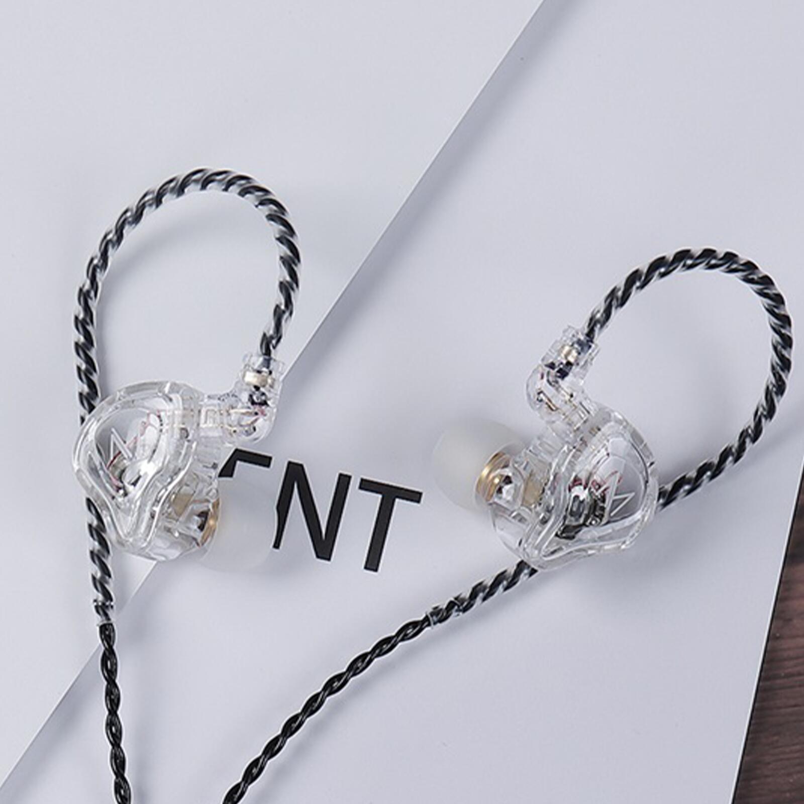 TRN TM1 イヤホン Hi-FI イヤホン ダイナミックドライバー インイヤーイヤホン マイク付き ダイナミックドライバー2Pin　3.5mm 金メッキ コンタクト 1.25mケーブル 交換式プラグ 人間工学に基づく設計