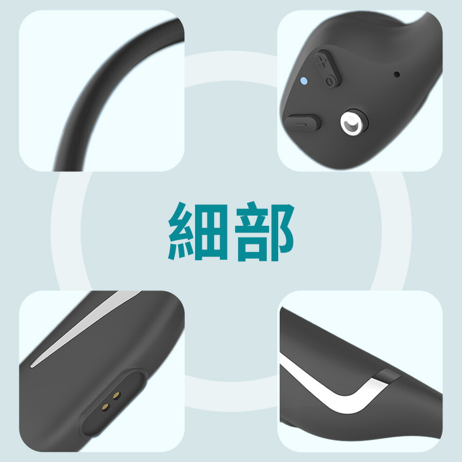 okcsc dv68 骨伝導イヤホン ワイヤレスヘッドホン 耳を塞がない 防水  Bluetooth5.3 急速充電対応 スポーツイヤホン  ープンイヤー   軽量