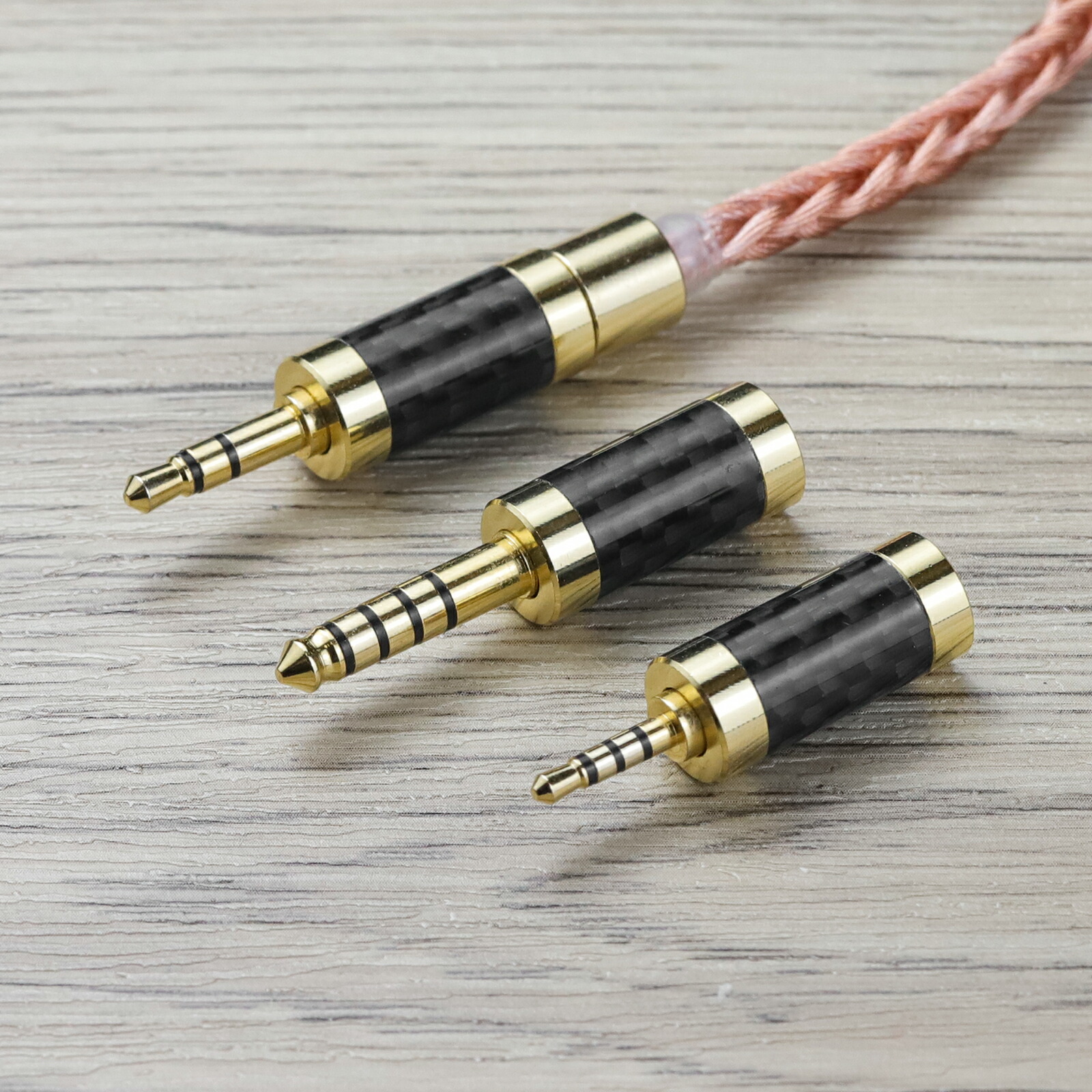 cooyin allin1 aux 万能 オーディオケーブル 変換ケーブル イヤホンジャック 変換 2.5mm 3.5mm 4.4mm（オス）- 2.5mm 3.5mm 4.4mm（オス） 8芯 OFC 金メッキ イヤホン・ヘッドホン、アンプ、オーディオプレーヤー等に適用