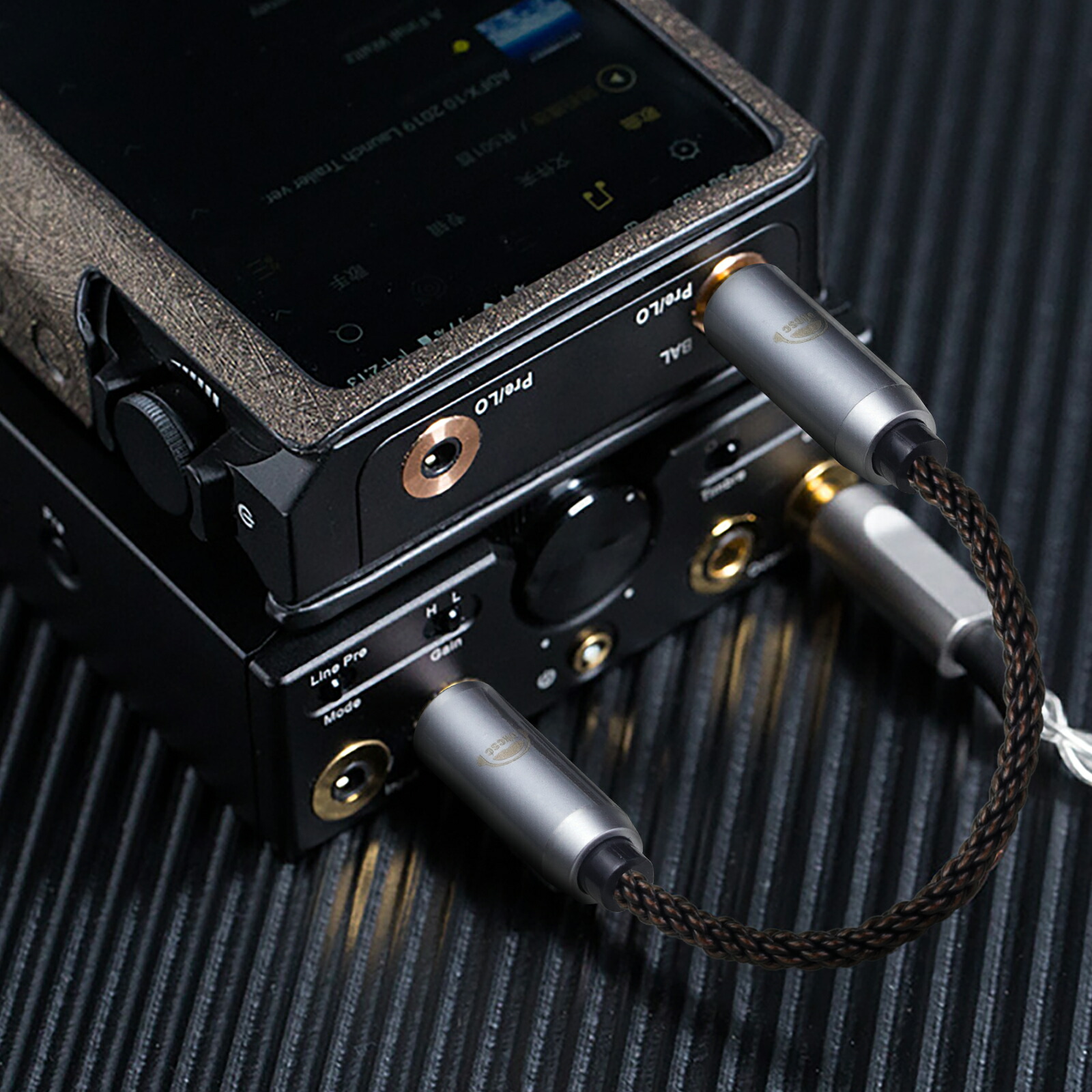 okcsc AUX8 オーディオケーブル 変換ケーブル イヤホンジャック 変換 2.5mm 3.5mm 3.5mmPRO 4.4mm（オス）- 2.5mm 3.5mm 4.4mm（オス） 8芯 OFC 金メッキ イヤホン・ヘッドホン、アンプ、オーディオプレーヤー等に適用