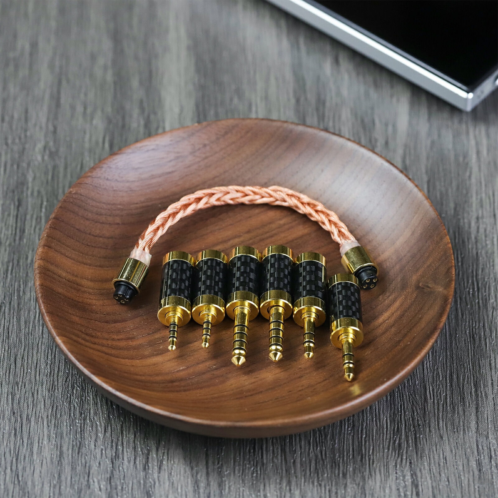 cooyin allin1 aux 万能 オーディオケーブル 変換ケーブル イヤホンジャック 変換 2.5mm 3.5mm 4.4mm（オス）- 2.5mm 3.5mm 4.4mm（オス） 8芯 OFC 金メッキ イヤホン・ヘッドホン、アンプ、オーディオプレーヤー等に適用