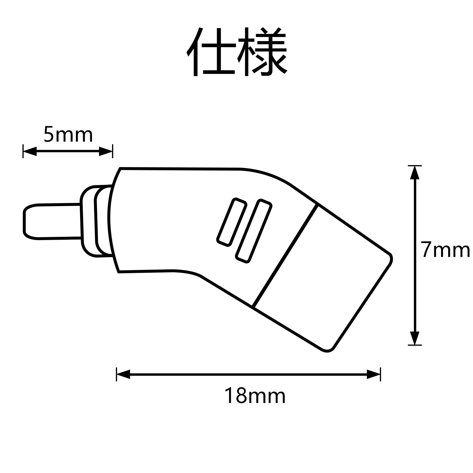 okcsc IPX-0.78mm IPX-MMCX 変換コネクター コネクターキット Westone用 Pro Xシリーズ（オス） - 2Pin/MMCXコネクタ（メス） Pro X10 Pro X20 Pro X30 Pro X50に適合する 2個セット