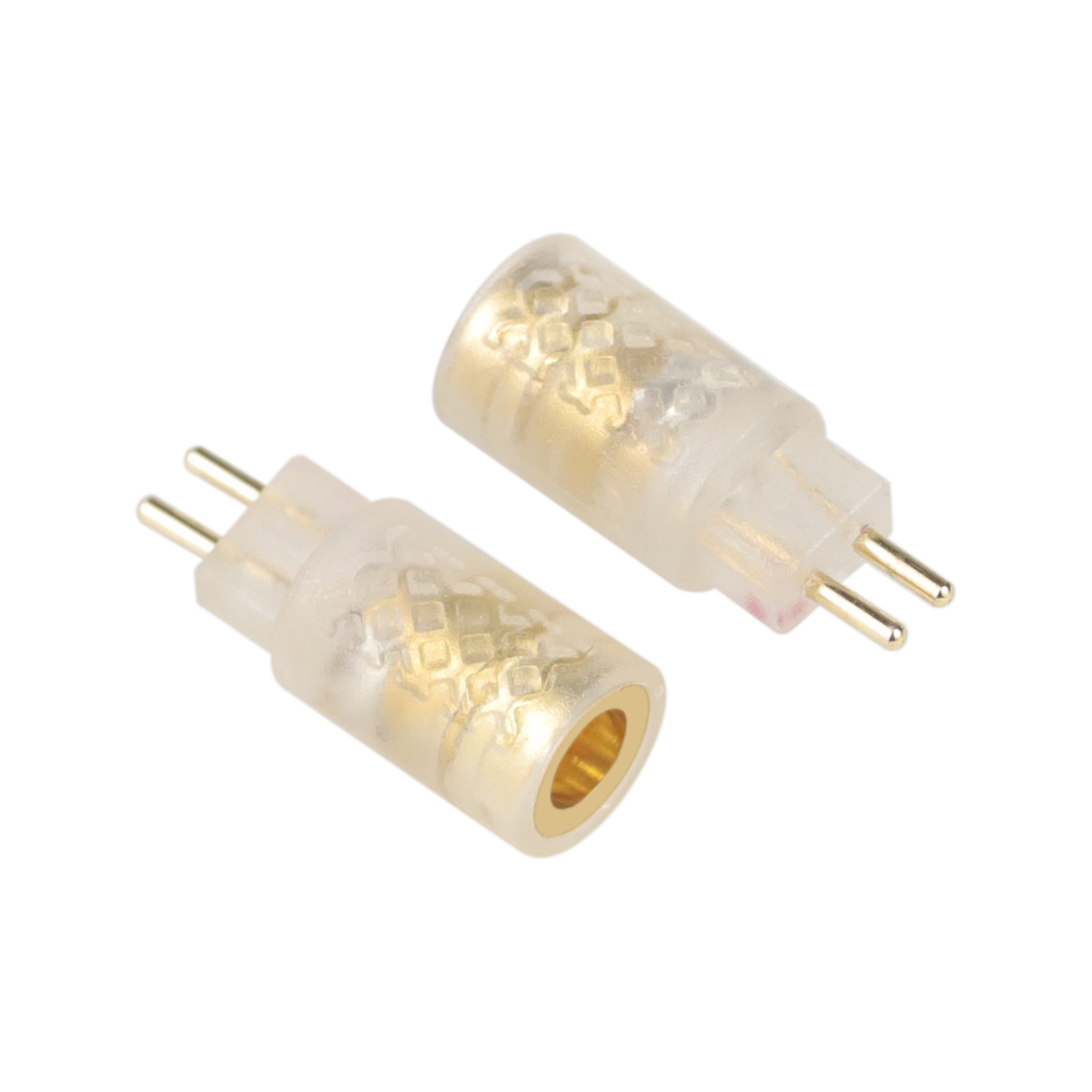 OKCSC  0.78 2PIN(イヤホン側)to A2DC(リケーブル側)  アダプター コネクター 音質劣化なし簡潔 精緻 線材テスト作業用 ミニタイプ SHUOER  CONDUCTOR  SINGER BA10 AS10 ZS10..に対応