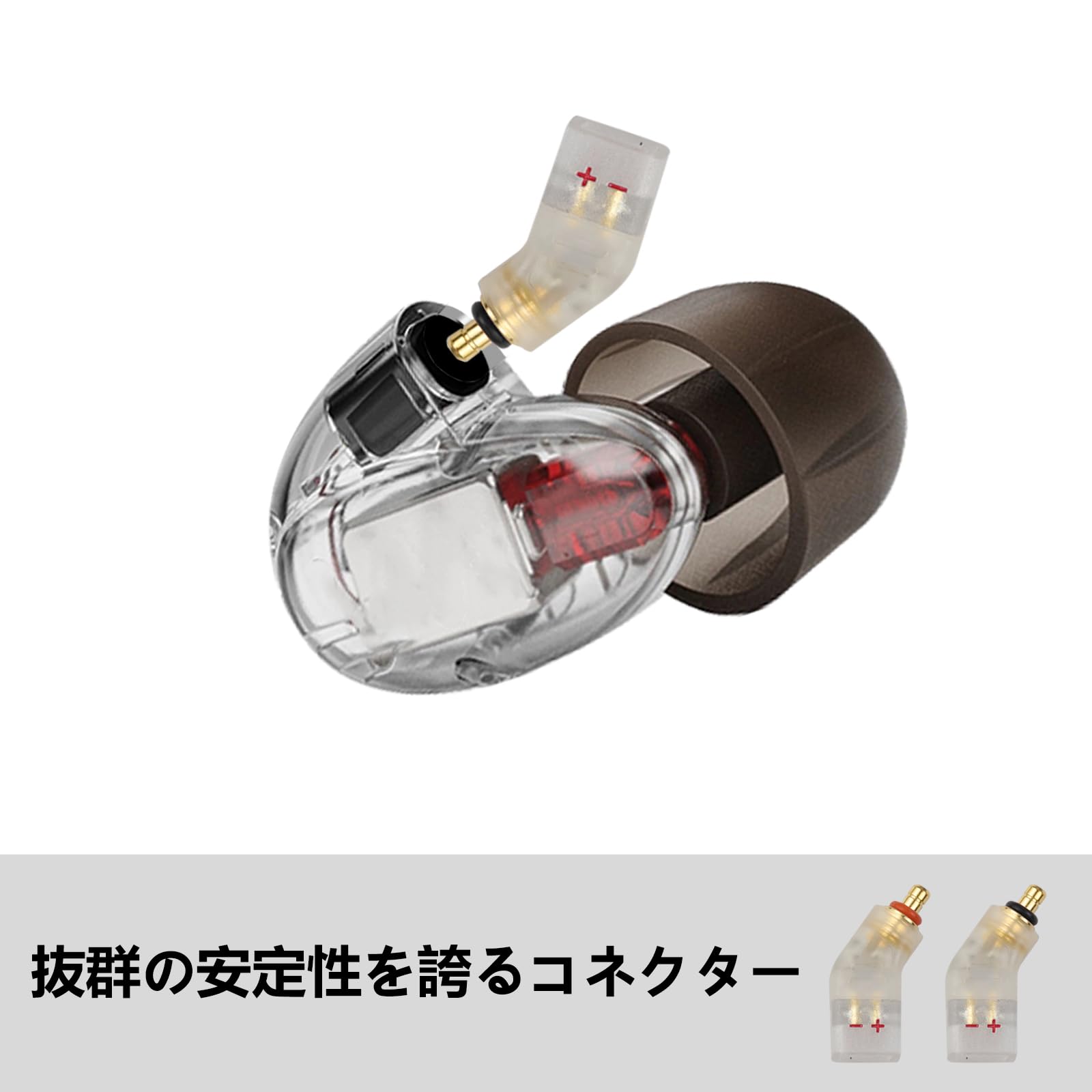 okcsc IPX-0.78mm GIPX-MMCX 変換コネクター コネクターキット Westone用 Pro Xシリーズ（オス） - 2Pin/MMCXコネクタ（メス） Pro X10 Pro X20 Pro X30 Pro X50に適合する 2個セット