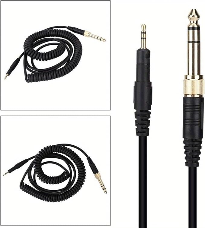OKCSC ヘッドホンケーブル 交換用 3.5mm アップグレードケーブル Audio-technica ATH-R50x/ATH-M50x/ M40x/ M70x 等ヘッドホンに適合