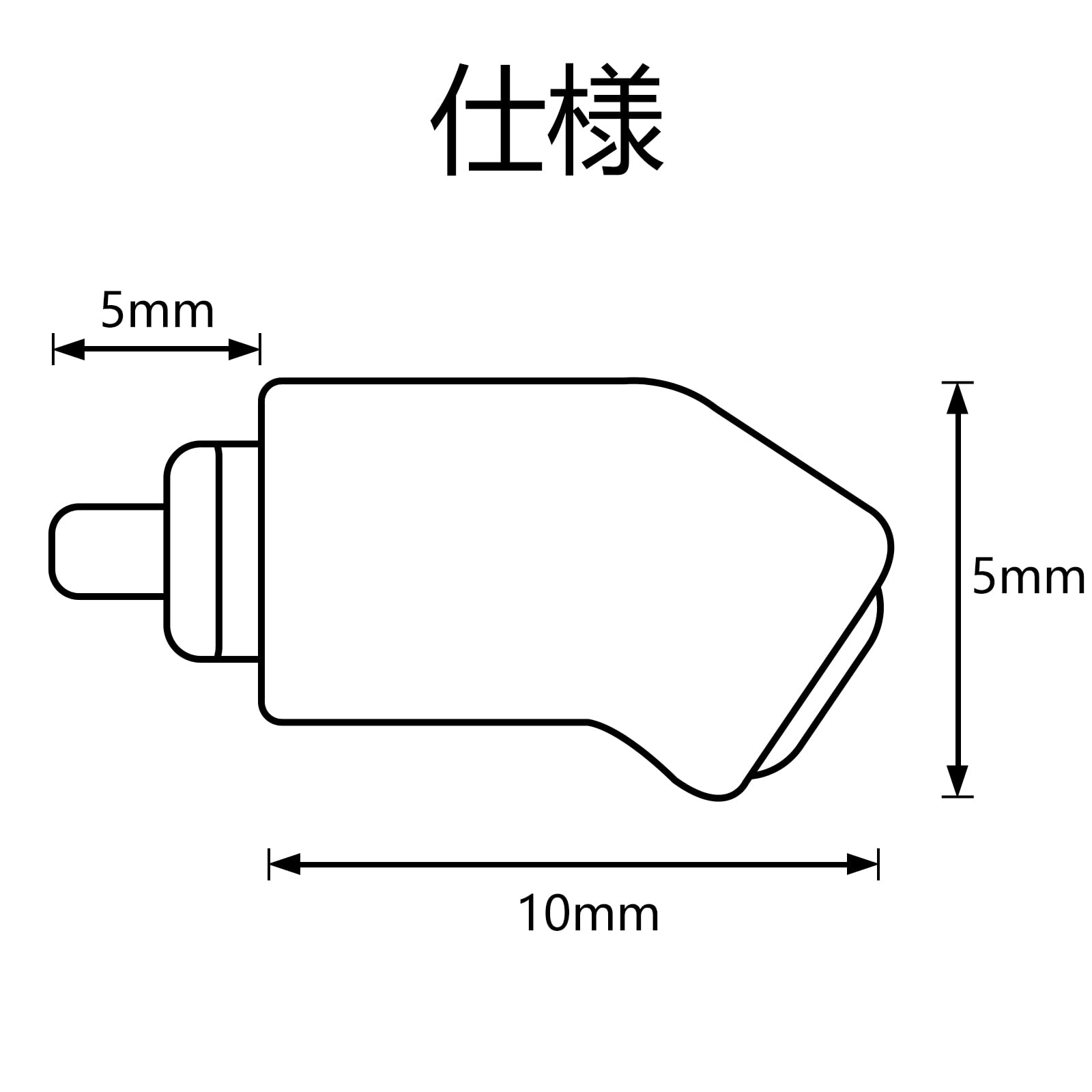 okcsc IPX-0.78mm GIPX-MMCX 変換コネクター コネクターキット Westone用 Pro Xシリーズ（オス） - 2Pin/MMCXコネクタ（メス） Pro X10 Pro X20 Pro X30 Pro X50に適合する 2個セット