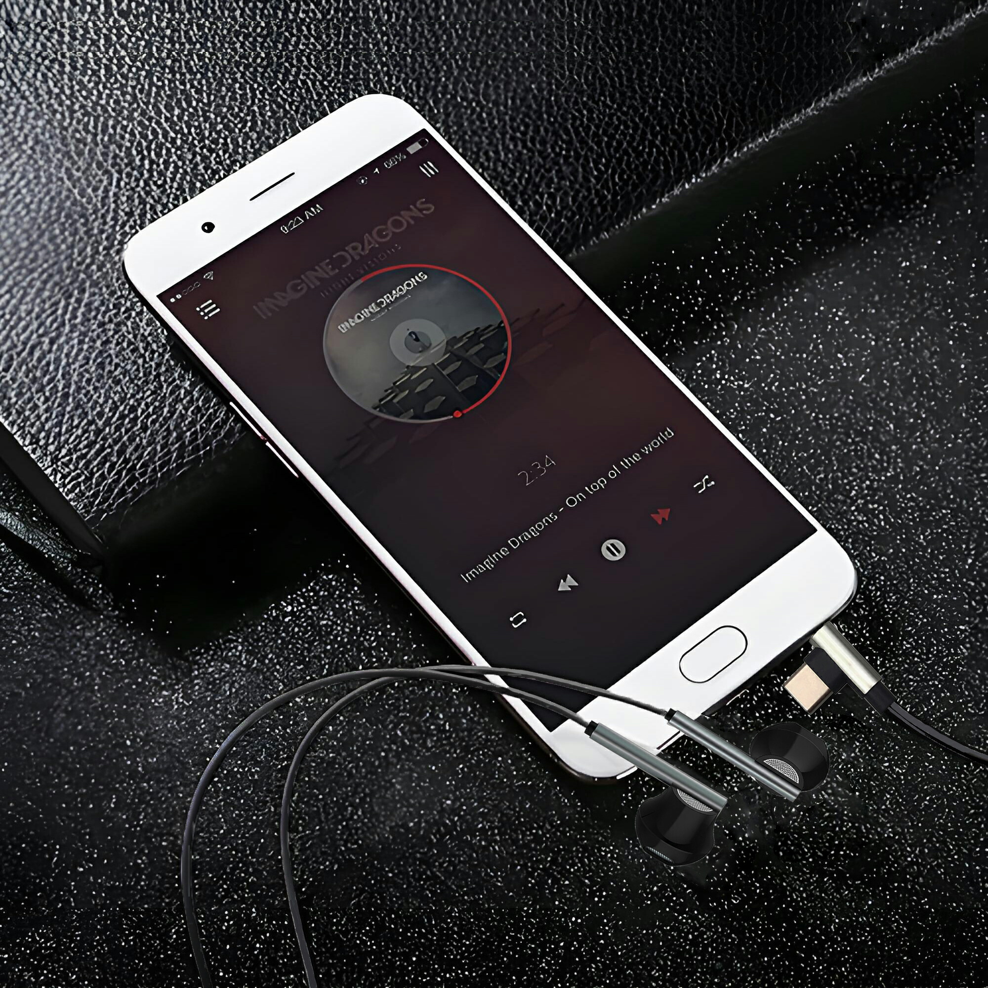 okcsc T32 有線イヤホン 3.5mm マイク付き  Tepyc  3.5mm+Tepyc 2in1　Android/IOSに適用 通話可能 TPE素材  PCイヤホン ケーブル長さ1.2Ｍ 音量調整