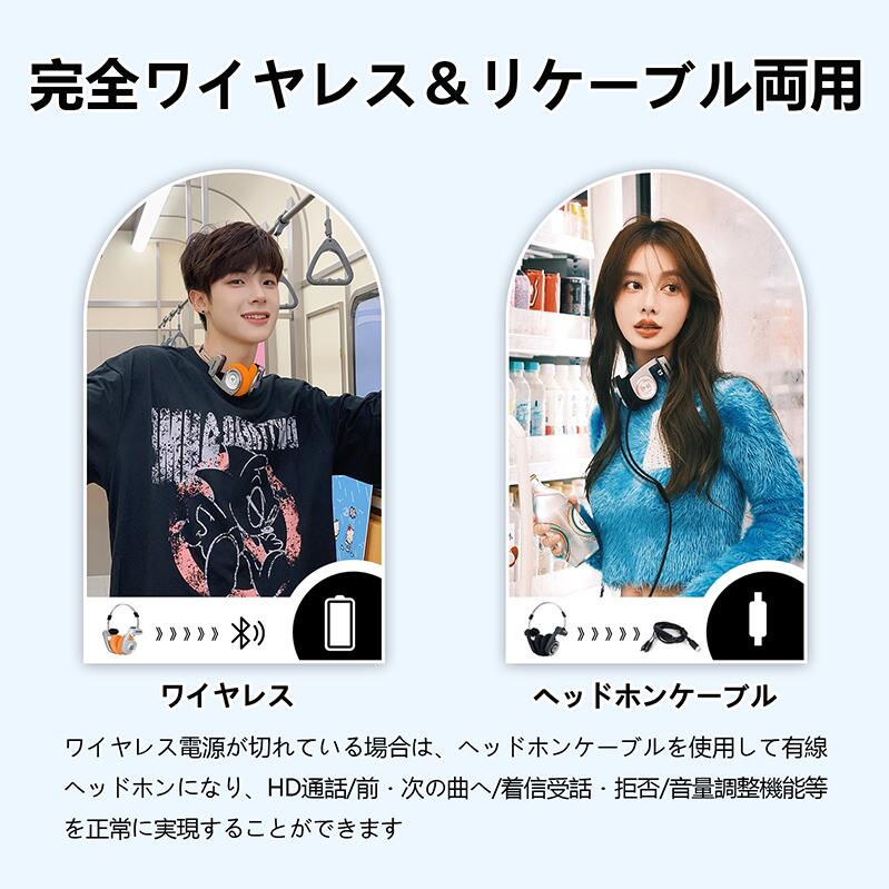 3APLUS Retro Bluetoothヘッドホン オープン型 ワイヤレスヘッドホン オーバーヘッドヘッドホン 軽量 レトロ 折り畳み式 通話対応 音量調節 最大15時間連続再生 持ち運び便利 Android & IOSのスマホ