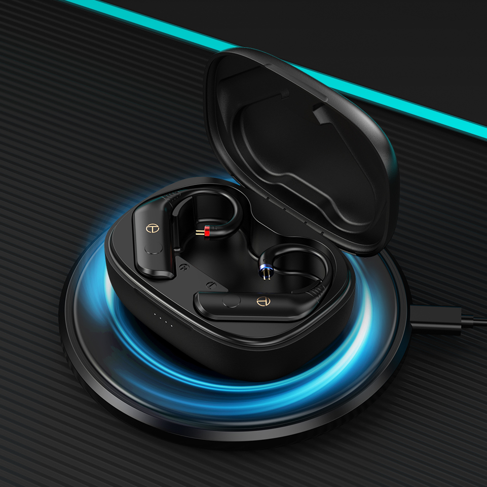 TRN BT30 Pro【有線イヤホンの無線化】 2Pin QDC MMCX Bluetooth ワイヤレス 完全ワイヤレス・アダプター レシーバー 自動ペアリング モジュール ケーブル リケーブル aptX/AAC/SBC対応  低遅延 マイク付き