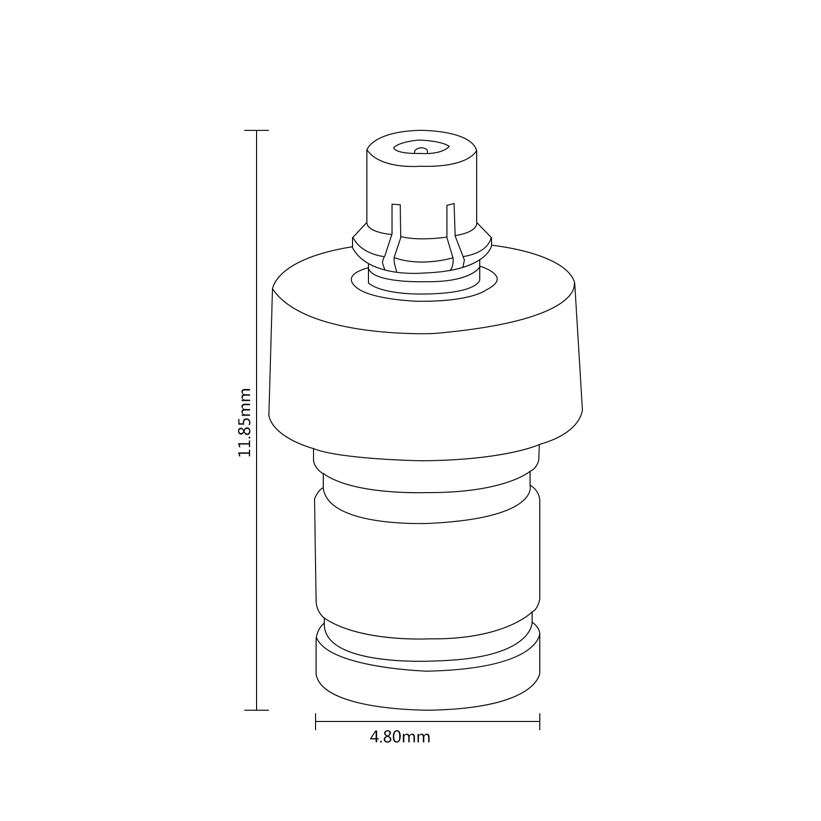 okcsc mmcx (リケーブル側) to M9 (イヤホン側) 金属アダプター 金属コネクター 千住銀入り錫はんだ 金メッキプラグ 統合成形技術 音質劣化なし簡潔 精緻 線材テスト作業用 ミニタイプ