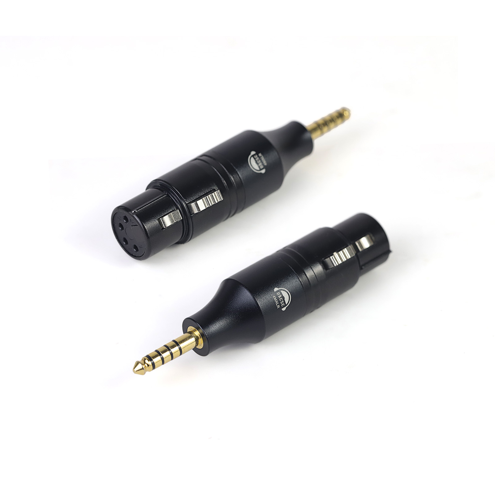 OKCSC 4.4mm(オス)to XLR 4Pin(メス)変換コネクター   高純度銅 24Kゴールドメッキ  Sennheiser HD800/800S/HD600/HD650 HIFIMAN  HE1000Series..etc に対応
