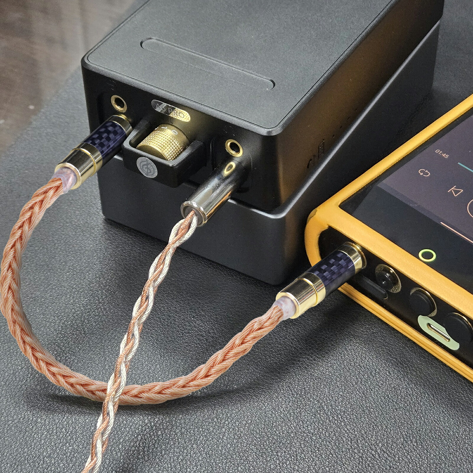 cooyin allin1 aux 万能 オーディオケーブル 変換ケーブル イヤホンジャック 変換 2.5mm 3.5mm 4.4mm（オス）- 2.5mm 3.5mm 4.4mm（オス） 8芯 OFC 金メッキ イヤホン・ヘッドホン、アンプ、オーディオプレーヤー等に適用