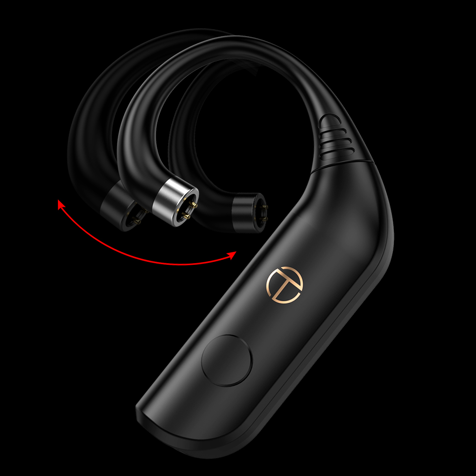 TRN BT30 Pro【有線イヤホンの無線化】 2Pin QDC MMCX Bluetooth ワイヤレス 完全ワイヤレス・アダプター レシーバー 自動ペアリング モジュール ケーブル リケーブル aptX/AAC/SBC対応  低遅延 マイク付き