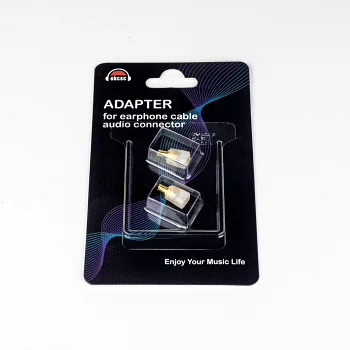 okcsc A2DC-0.78mm 変換コネクター コネクターキット オーディオテクニカ用 A2DC（オス） to 2Pinコネクタ 0.78mm（メス）ATH-CKS1100、ATH-CKR100、ATH-CKR90など適合