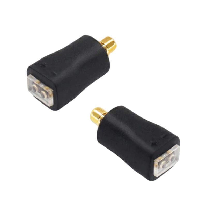 okcsc 変換コネクター コネクターキット MMCXコネクター（オス） to 2Pinコネクタ 0.78mm（メス） 2個セット (リケーブル側) 2pin-0.78mmコネクターのケーブル (イヤホン側) Shure用 SE215 SE315 SE425 S535