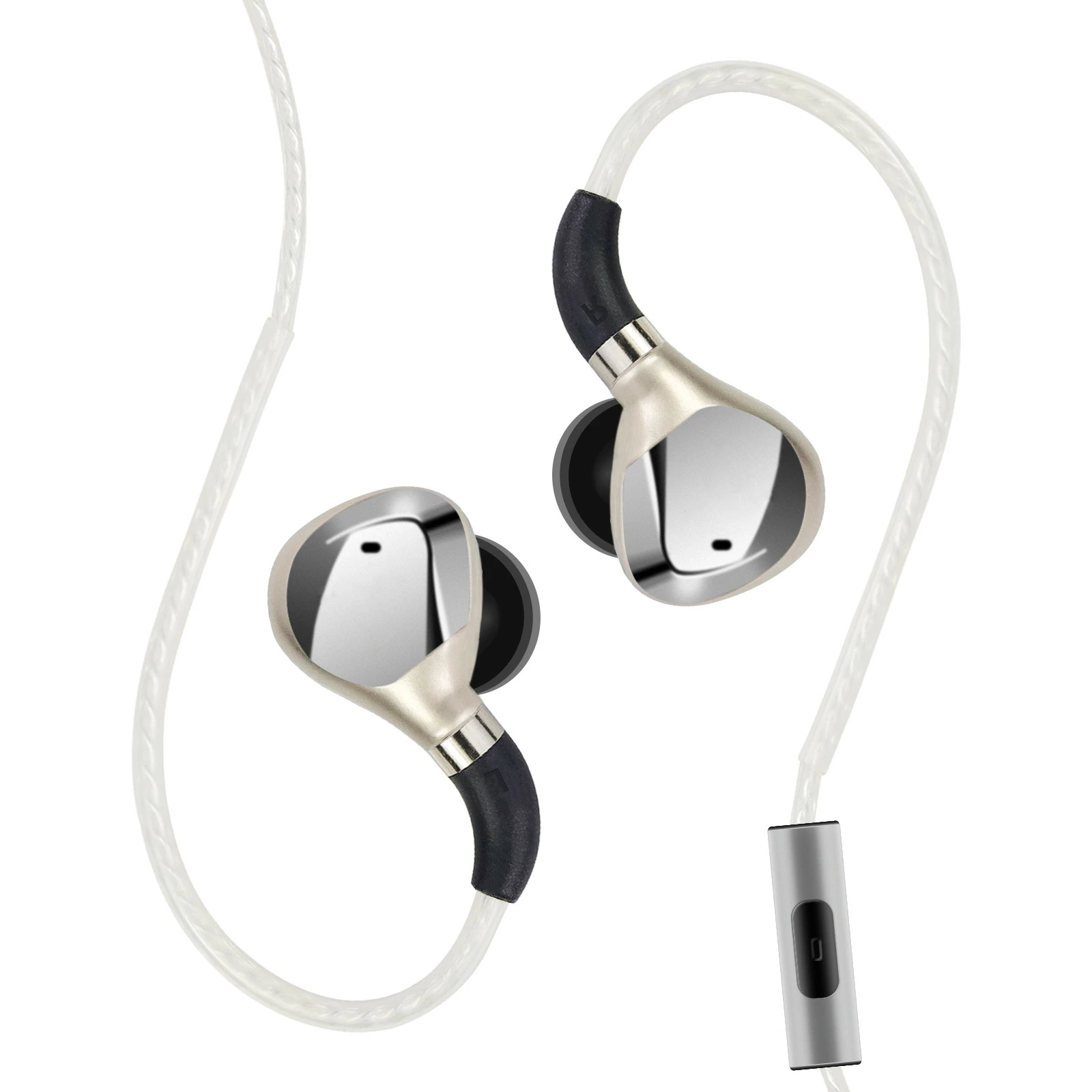 3APIUS XLT2 イヤホン 有線イヤホン  マイク付き Teslaドライバー搭載 HiFi 高遮音 快適フィット 金属ハウジング MMCX対応 リケーブル可  ハイレゾ 高音質  遮音性 通勤 通学 交換ケーブル