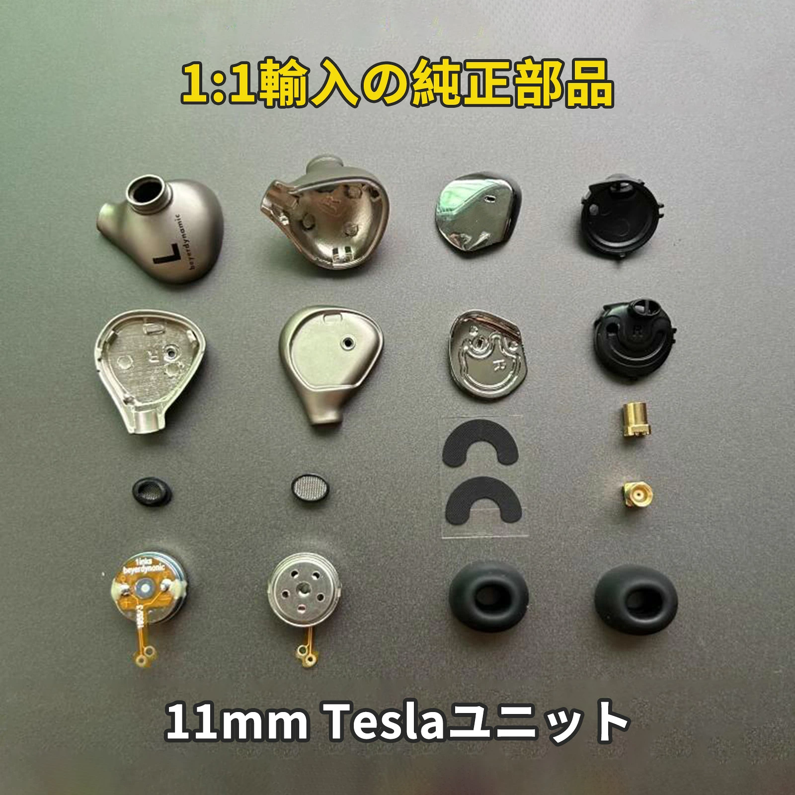 3APIUS XLT2 イヤホン 有線イヤホン  マイク付き Teslaドライバー搭載 HiFi 高遮音 快適フィット 金属ハウジング MMCX対応 リケーブル可  ハイレゾ 高音質  遮音性 通勤 通学 交換ケーブル