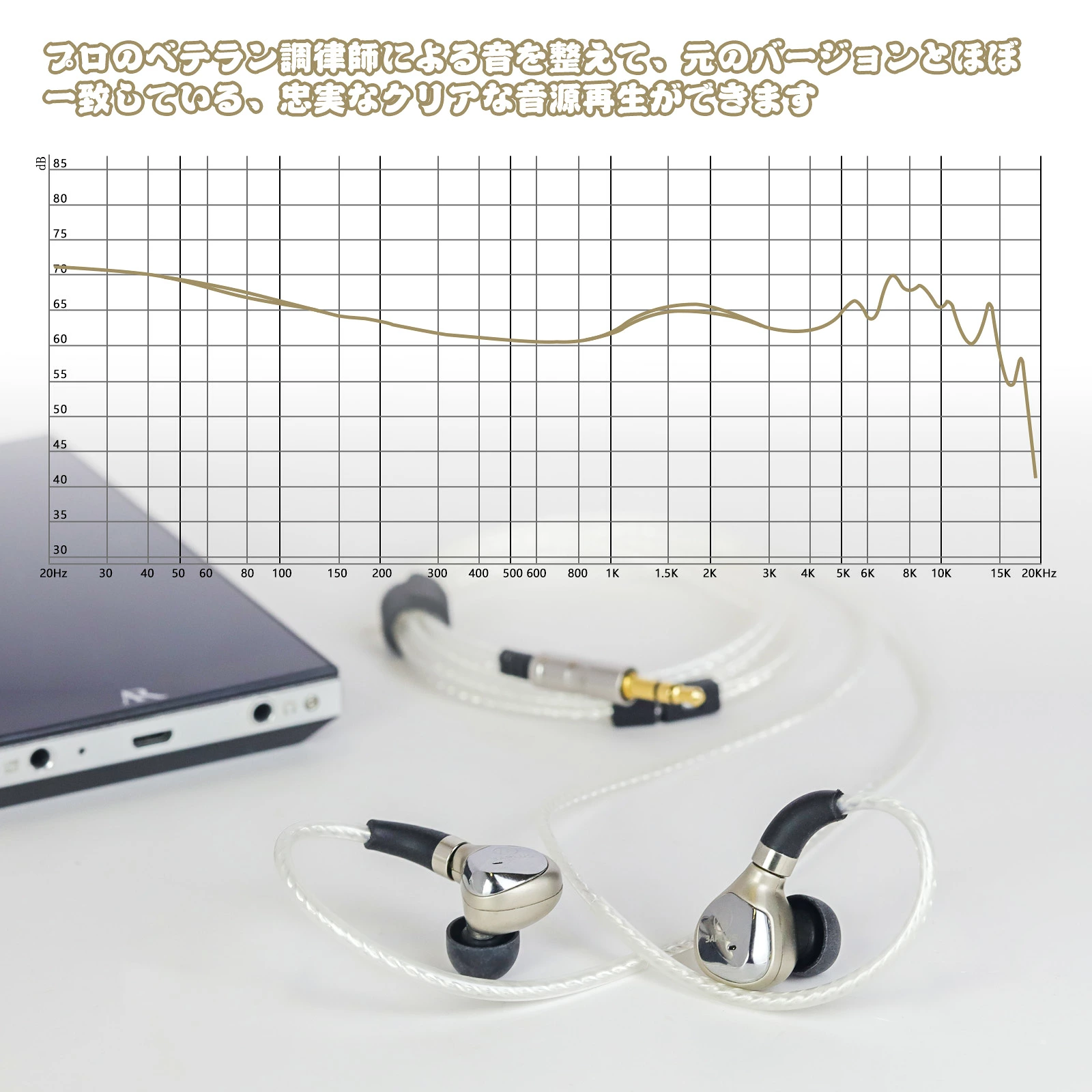 3APIUS XLT2 イヤホン 有線イヤホン  マイク付き Teslaドライバー搭載 HiFi 高遮音 快適フィット 金属ハウジング MMCX対応 リケーブル可  ハイレゾ 高音質  遮音性 通勤 通学 交換ケーブル