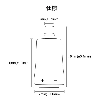 okcsc 変換コネクター コネクターキット MMCXコネクター（オス） to 2Pinコネクタ 0.78mm（メス） 2個セット (リケーブル側) 2pin-0.78mmコネクターのケーブル (イヤホン側) Shure用 SE215 SE315 SE425 S535