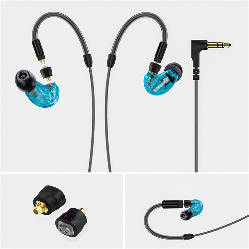 Okcsc MMCX-0.75mm 変換コネクター コネクターキット SEシリーズ用 MMCXコネクタ（オス） - 2Pinコネクタ（メス） Shure用 JVC用 2個セット