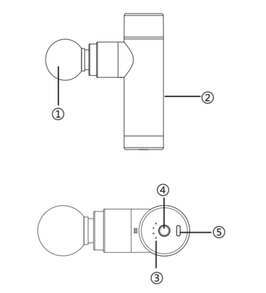 MASSAGER GUN JMQH001 USER MANUAL