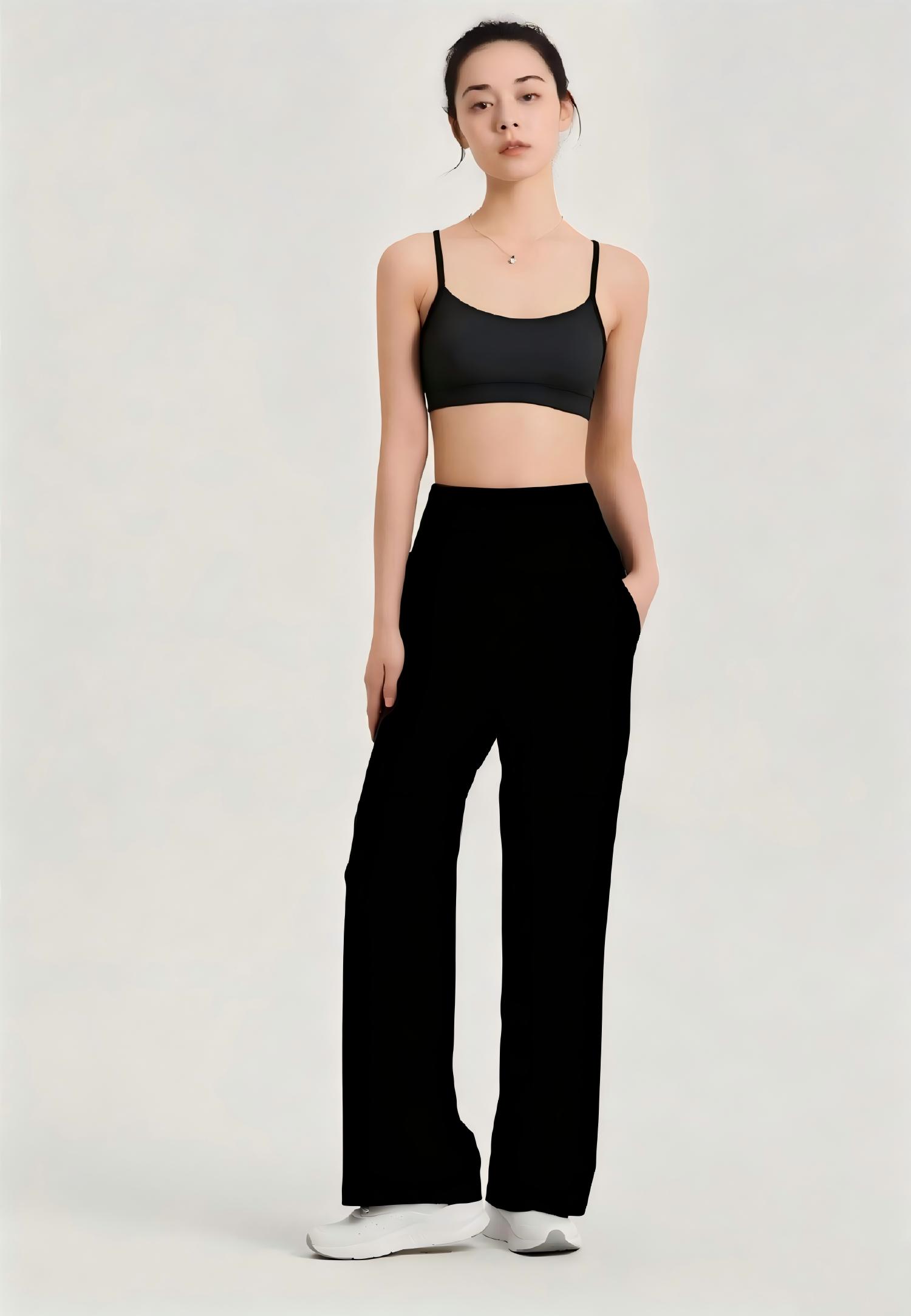 Knockout Wide-leg pants-Black