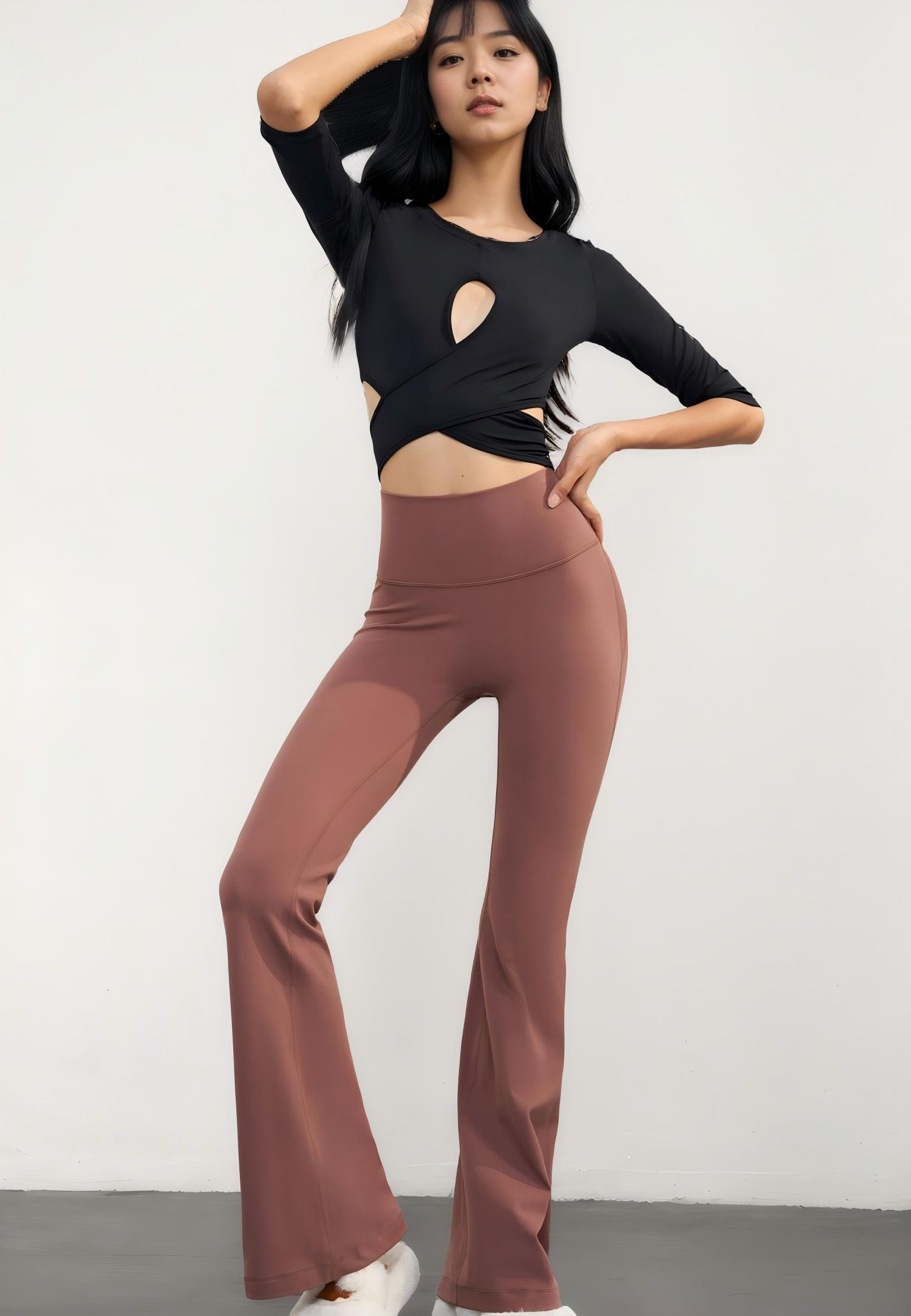 Airsoft High-Rise Flared Pants