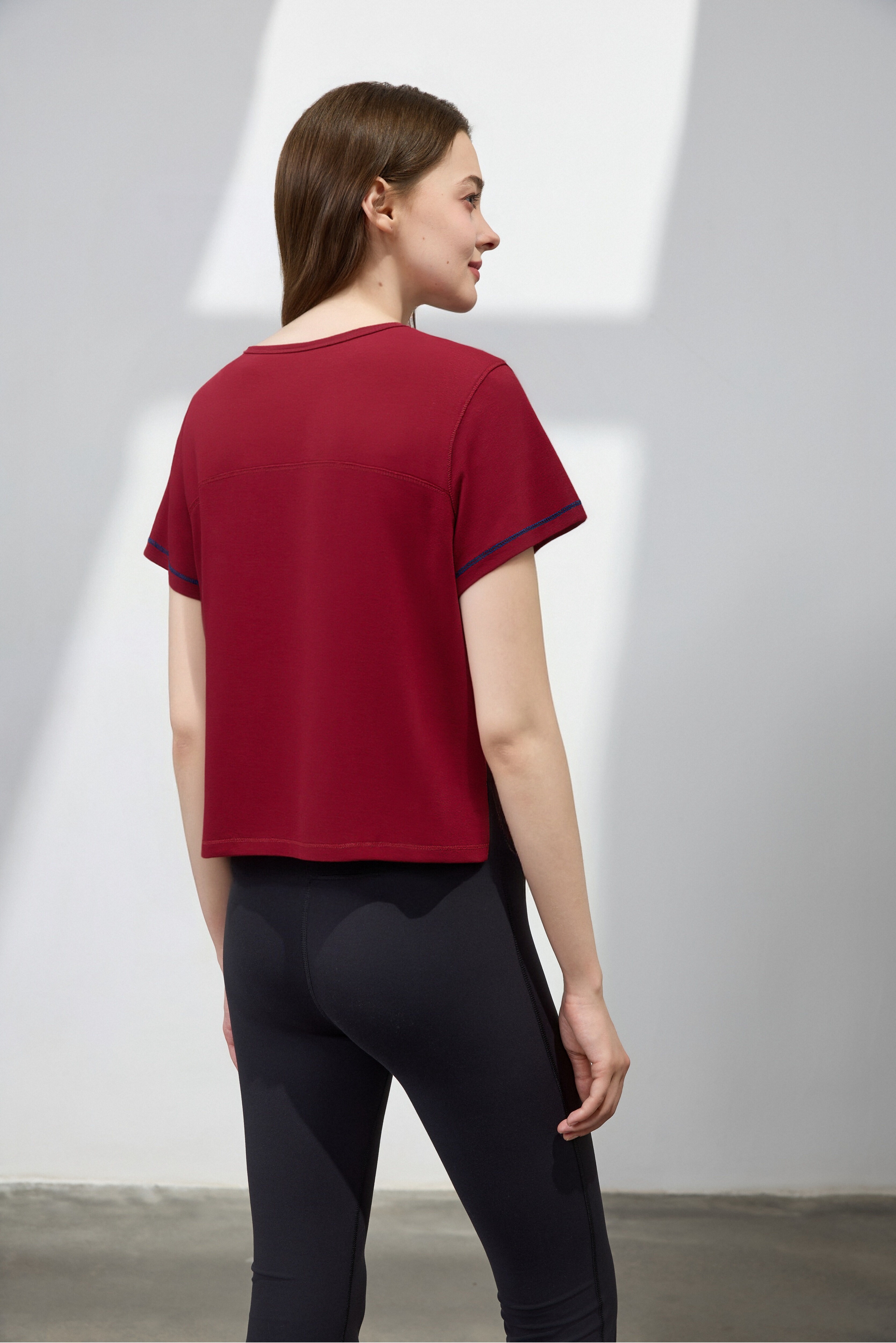 Everyday Contrast Stitch Tee