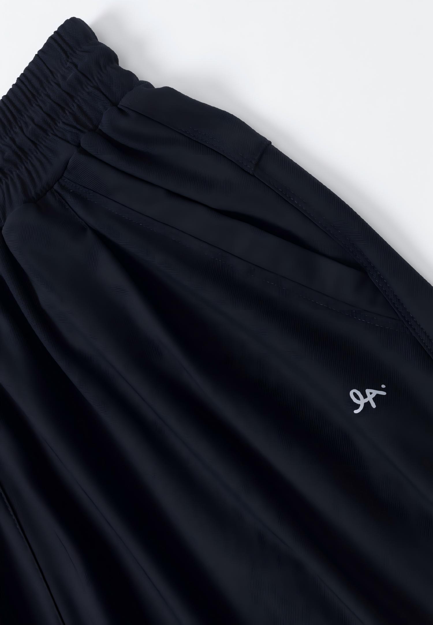Chill-Out High Waist Shorts-Black