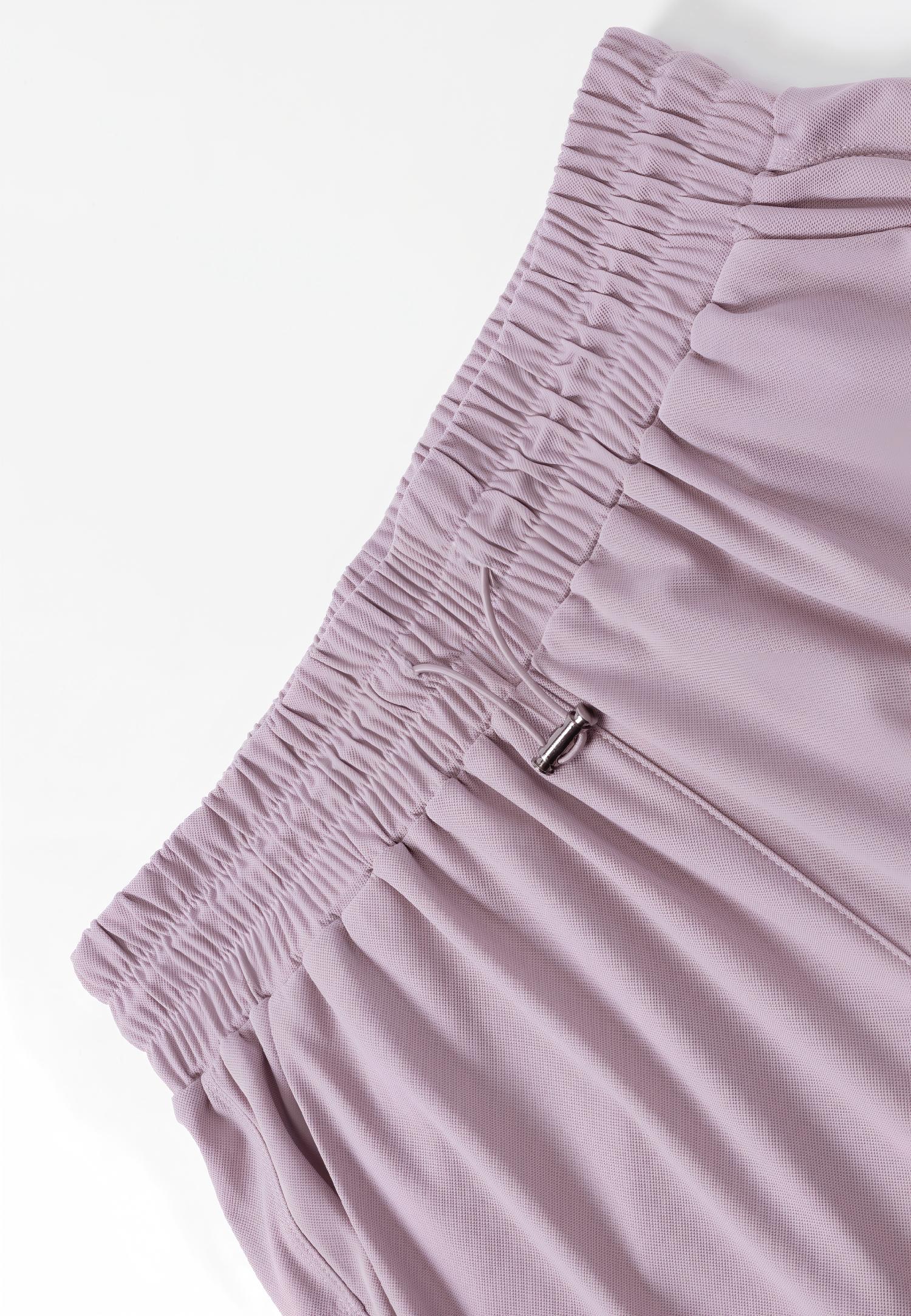 Chill-Out High Waist Jogger-Taro Milkshake