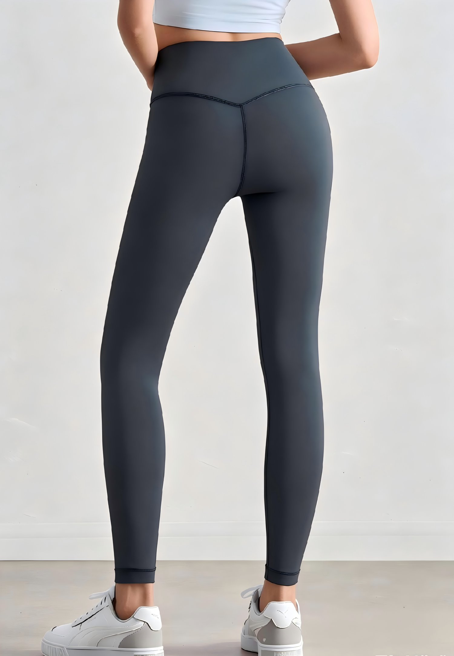 Knockout Ankle Legging-Petrol Blue